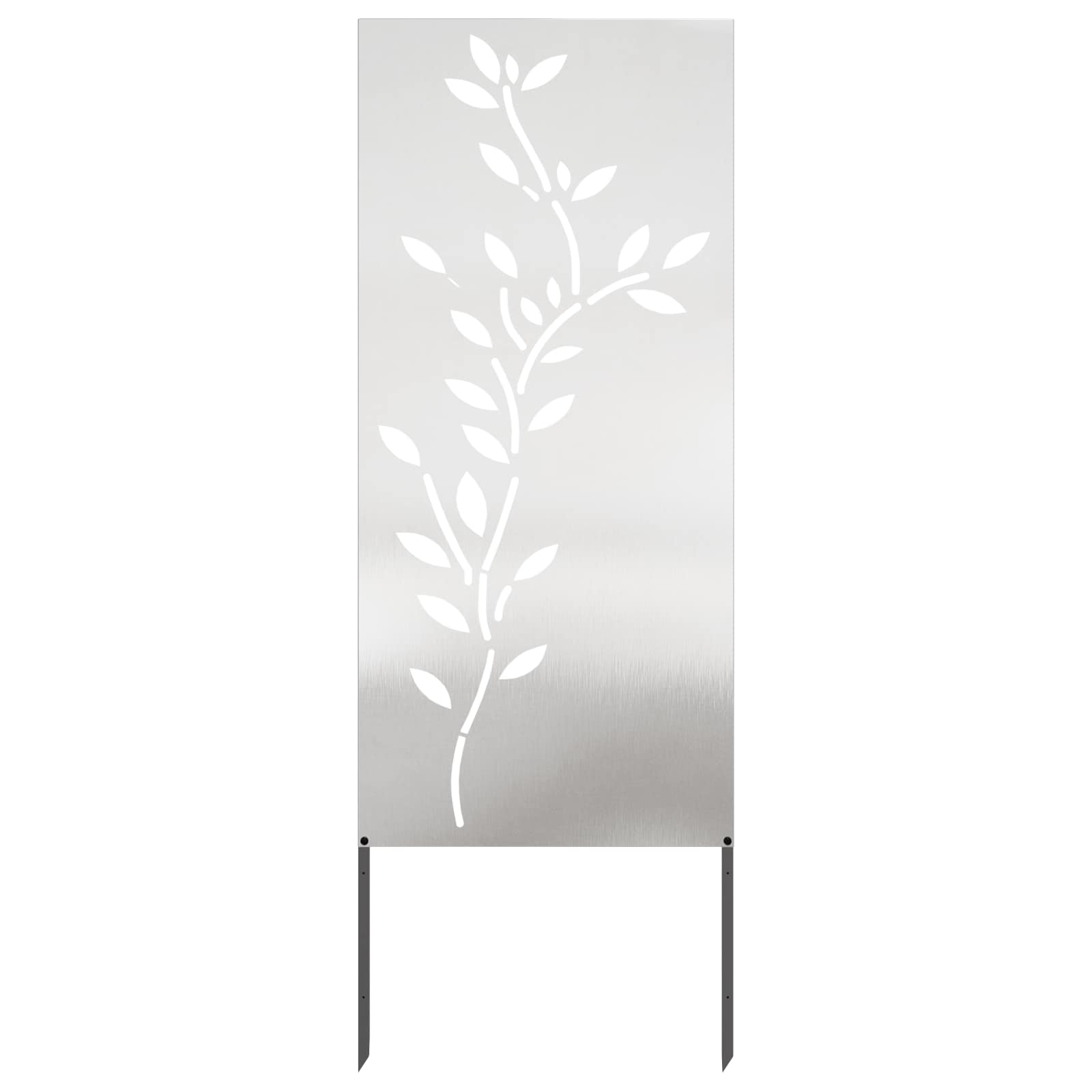 vidaXL Ekran zapewniający prywatność w ogrodzie Srebrny 50 x 140 cm