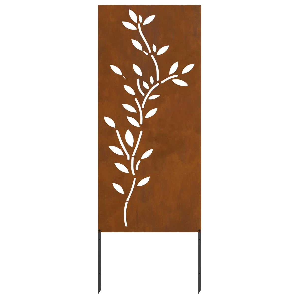 vidaXL Ekran zapewniający prywatność w ogrodzie Rdzawy 50 x 140 cm