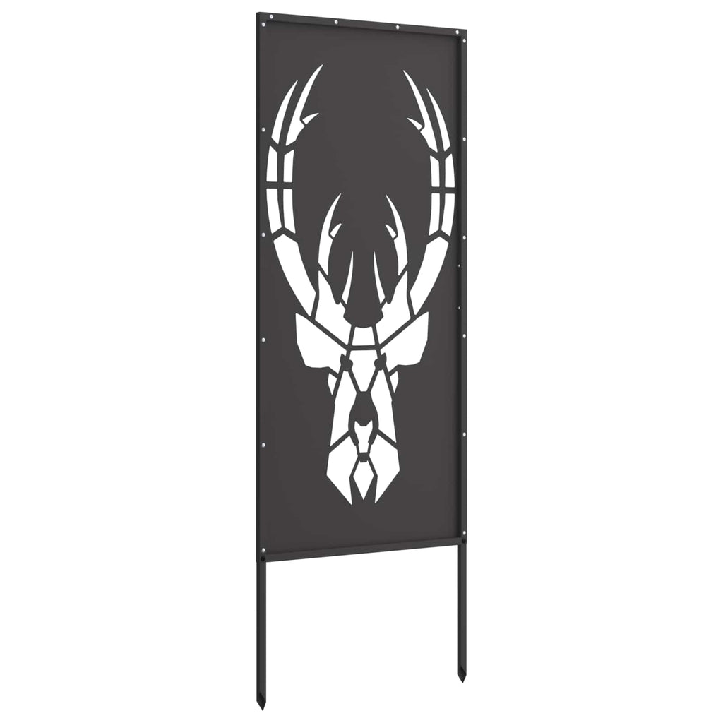 vidaXL Ekran zapewniający prywatność w ogrodzie Czarny 50 x 140 cm
