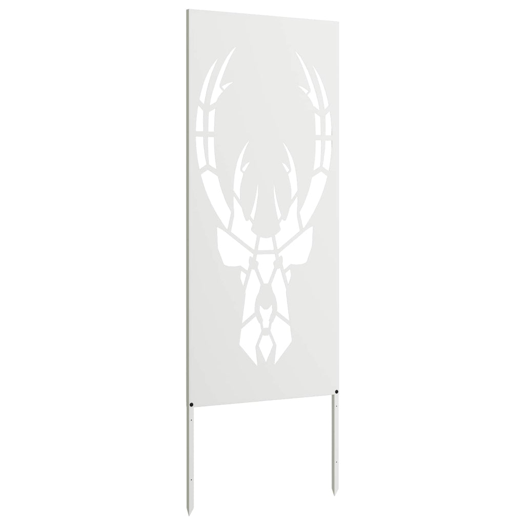 vidaXL Ekran zapewniający prywatność w ogrodzie Biały 50 x 140 cm