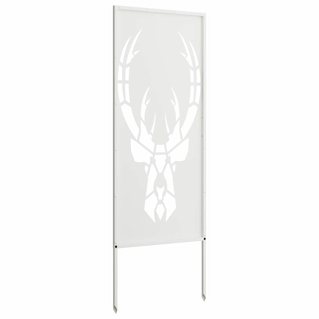 vidaXL Ekran zapewniający prywatność w ogrodzie Biały 50 x 140 cm