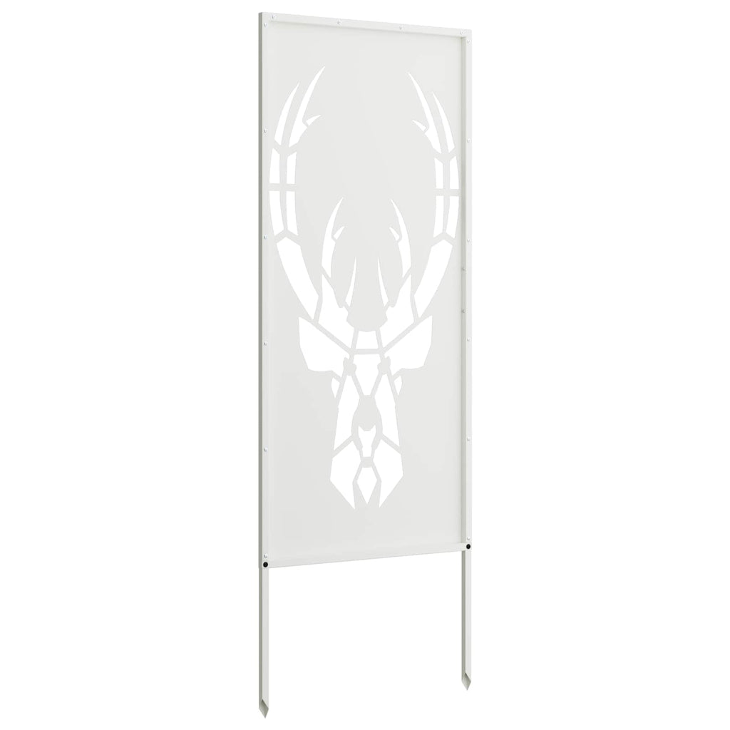 vidaXL Ekran zapewniający prywatność w ogrodzie Biały 50 x 140 cm