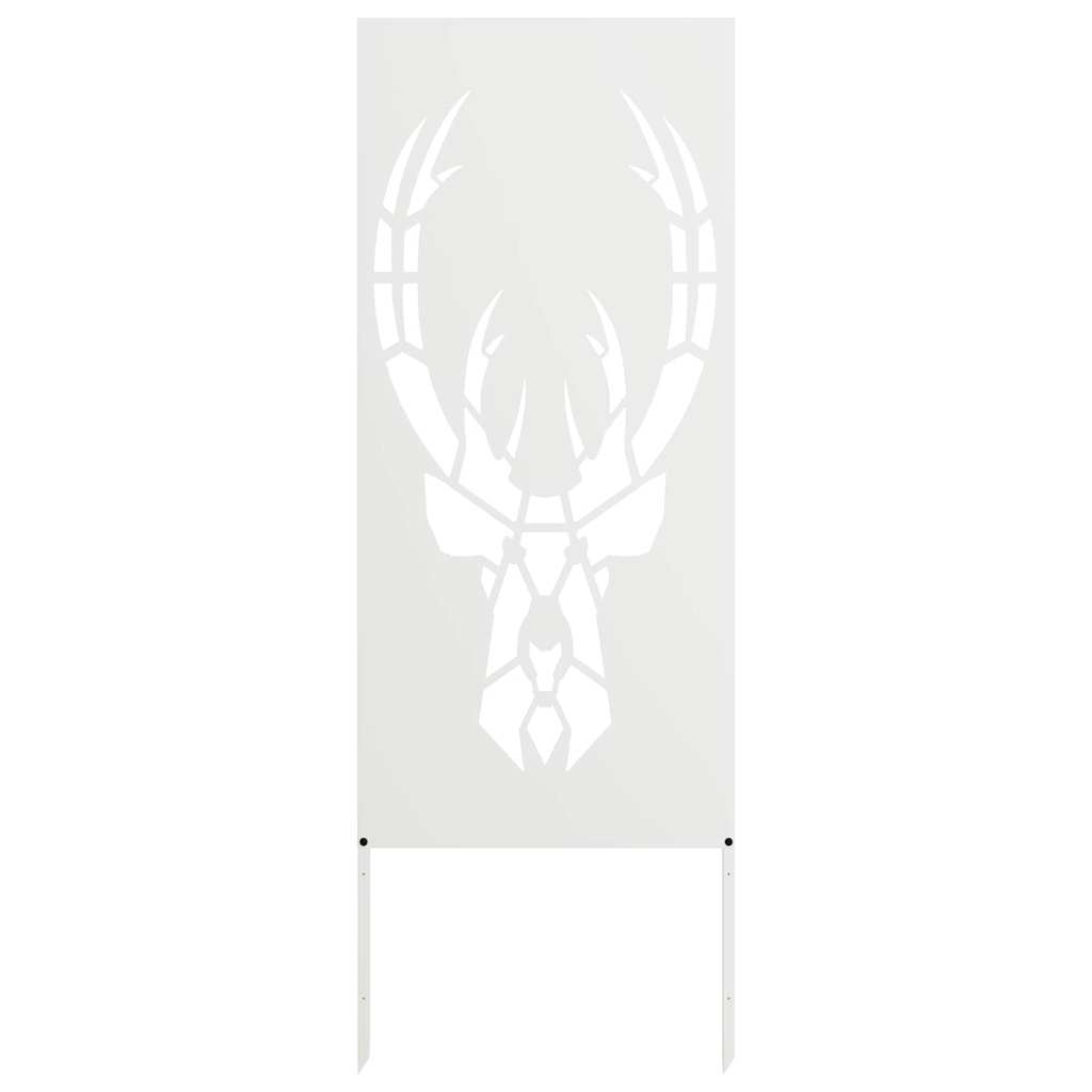 vidaXL Ekran zapewniający prywatność w ogrodzie Biały 50 x 140 cm