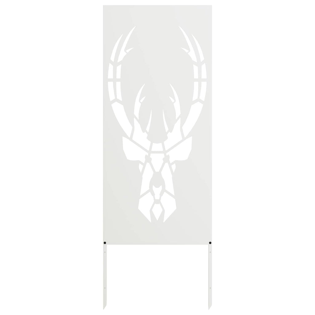 vidaXL Ekran zapewniający prywatność w ogrodzie Biały 50 x 140 cm