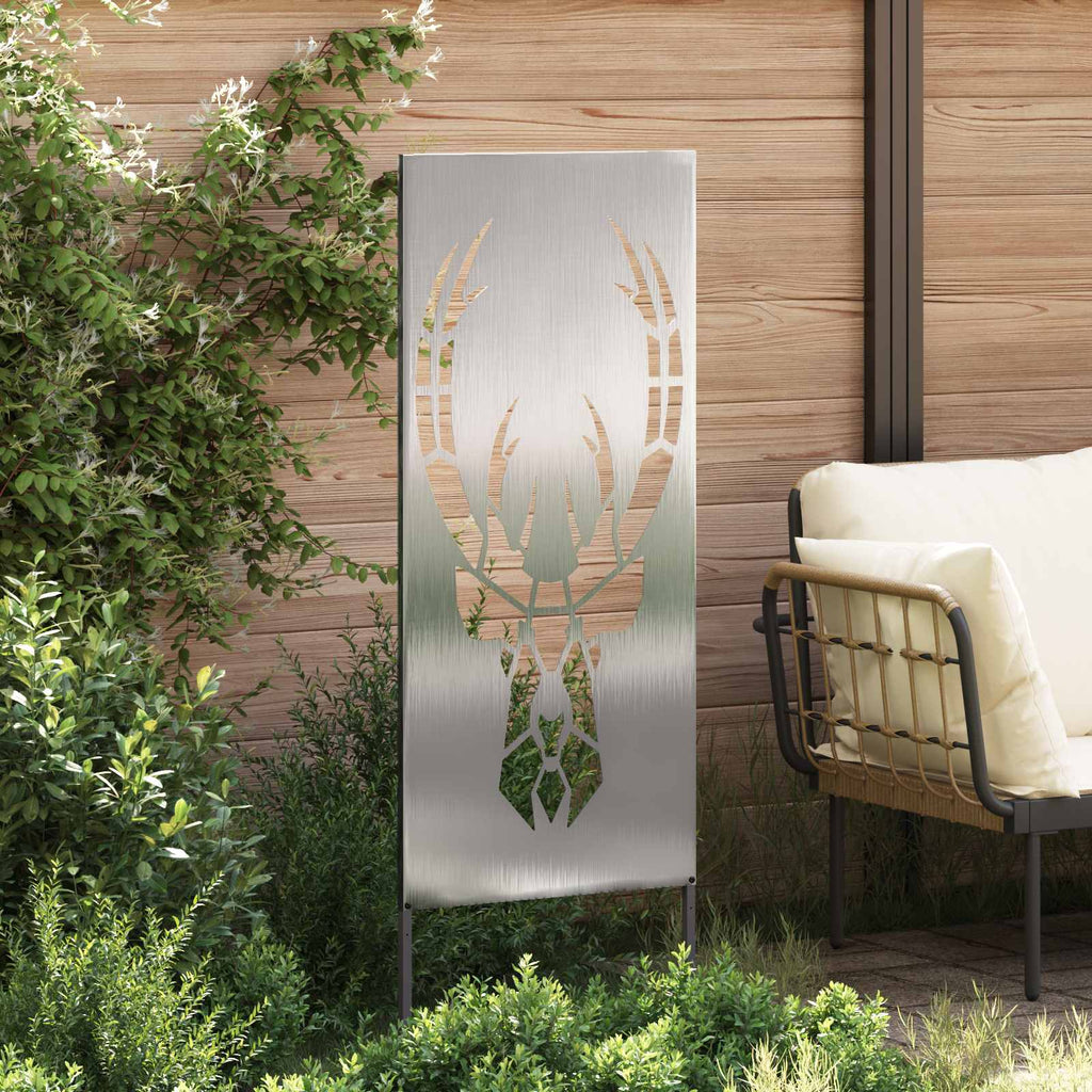 vidaXL Ekran zapewniający prywatność w ogrodzie Srebrny 50 x 140 cm