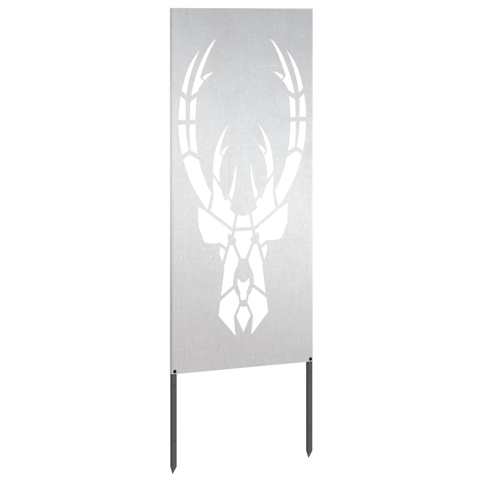vidaXL Ekran zapewniający prywatność w ogrodzie Srebrny 50 x 140 cm
