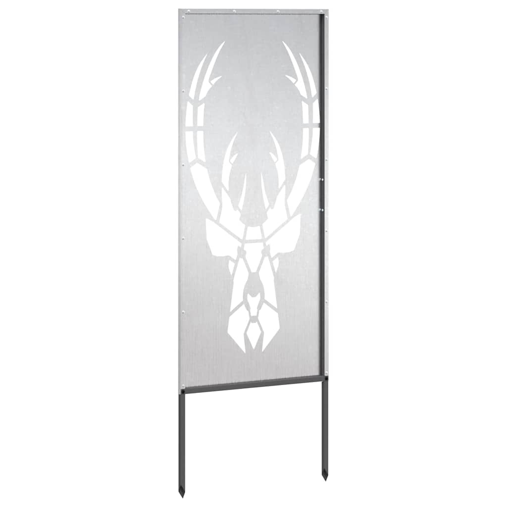 vidaXL Ekran zapewniający prywatność w ogrodzie Srebrny 50 x 140 cm