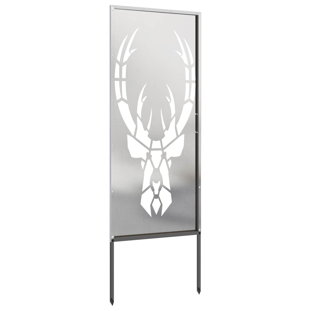 vidaXL Ekran zapewniający prywatność w ogrodzie Srebrny 50 x 140 cm