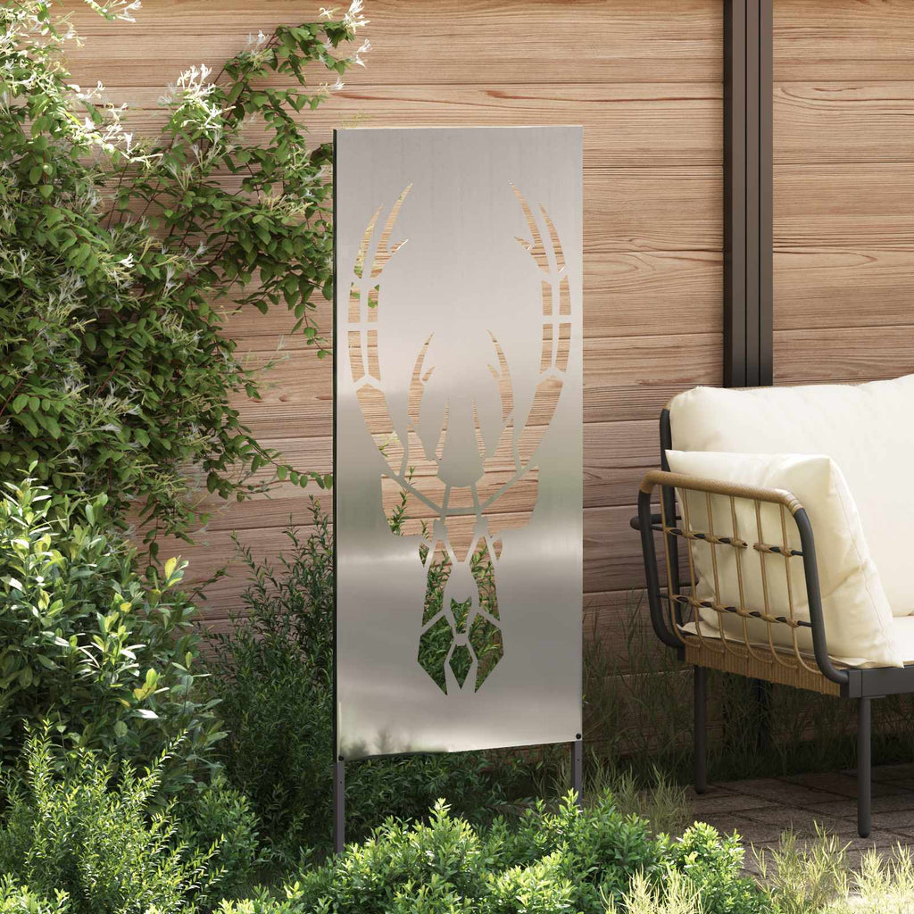 vidaXL Ekran zapewniający prywatność w ogrodzie Srebrny 50 x 140 cm