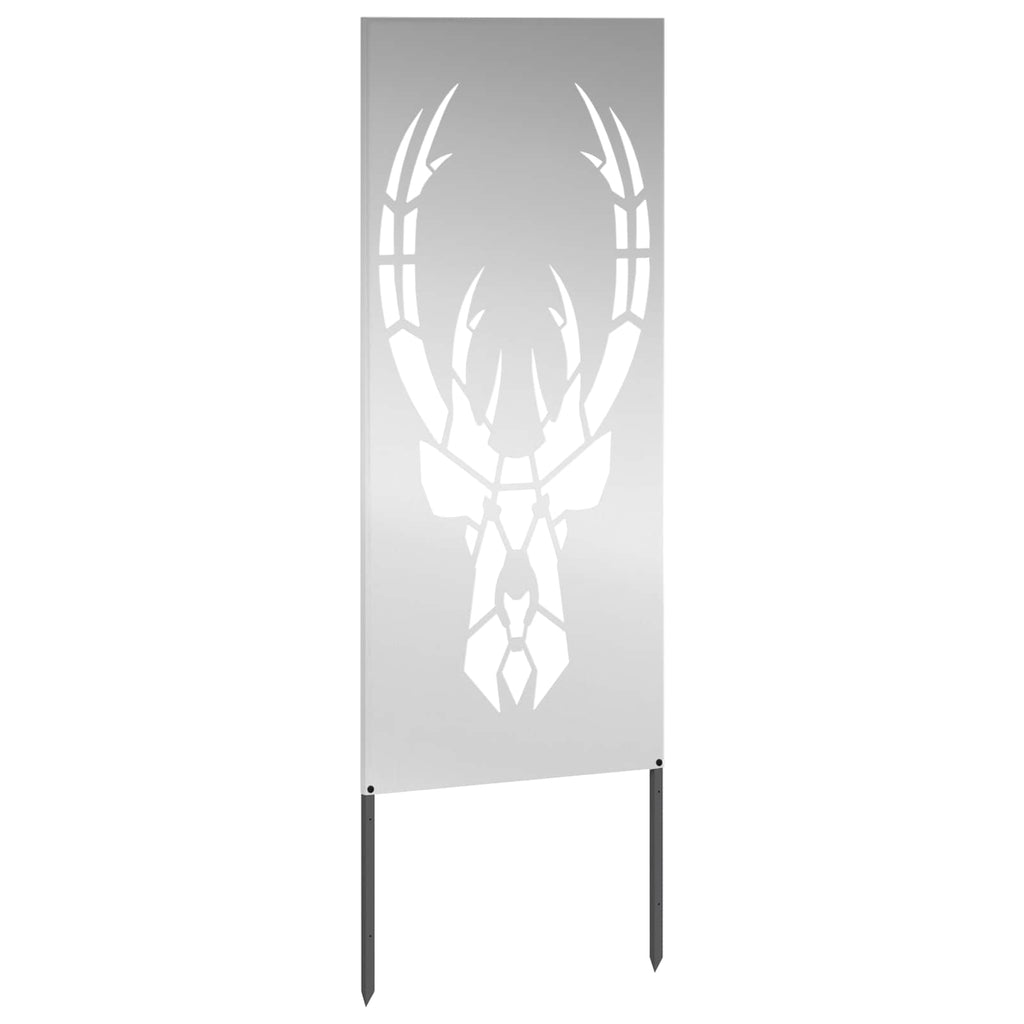 vidaXL Ekran zapewniający prywatność w ogrodzie Srebrny 50 x 140 cm