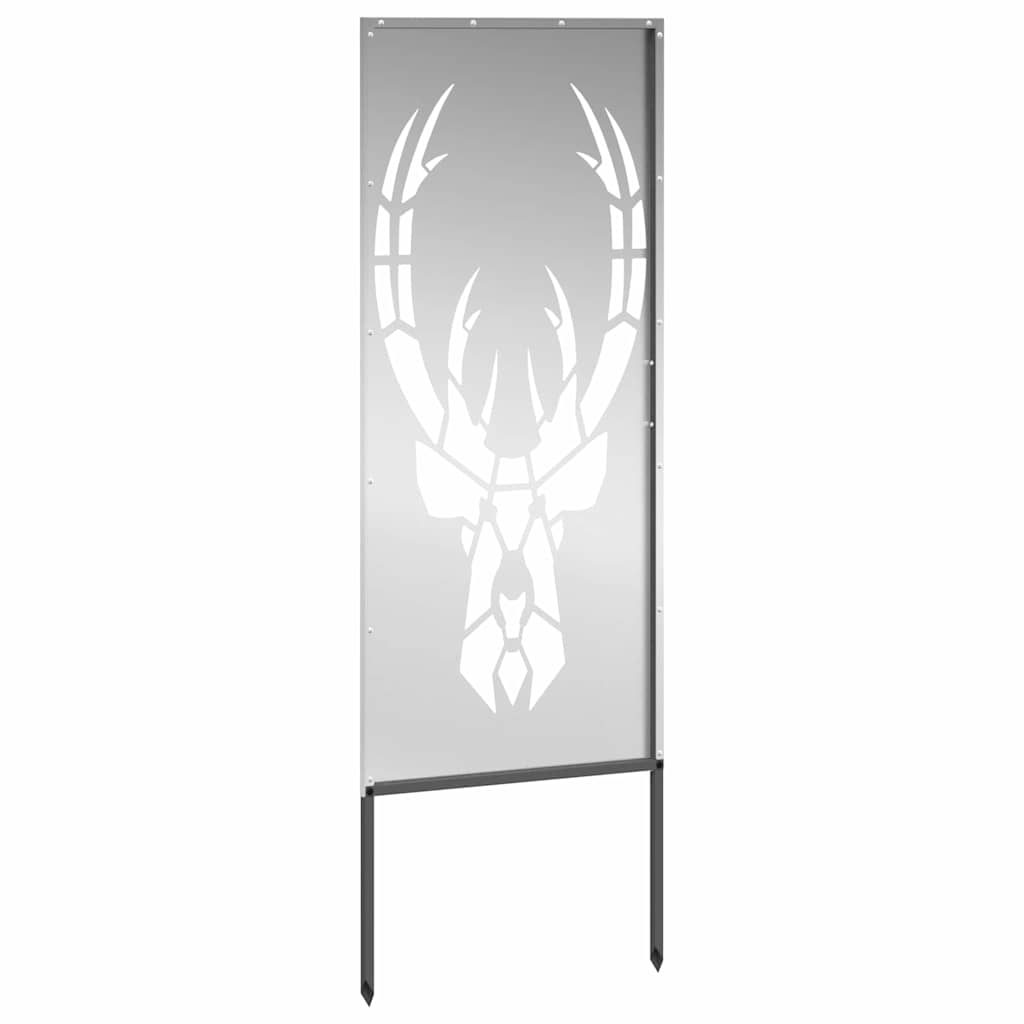 vidaXL Ekran zapewniający prywatność w ogrodzie Srebrny 50 x 140 cm