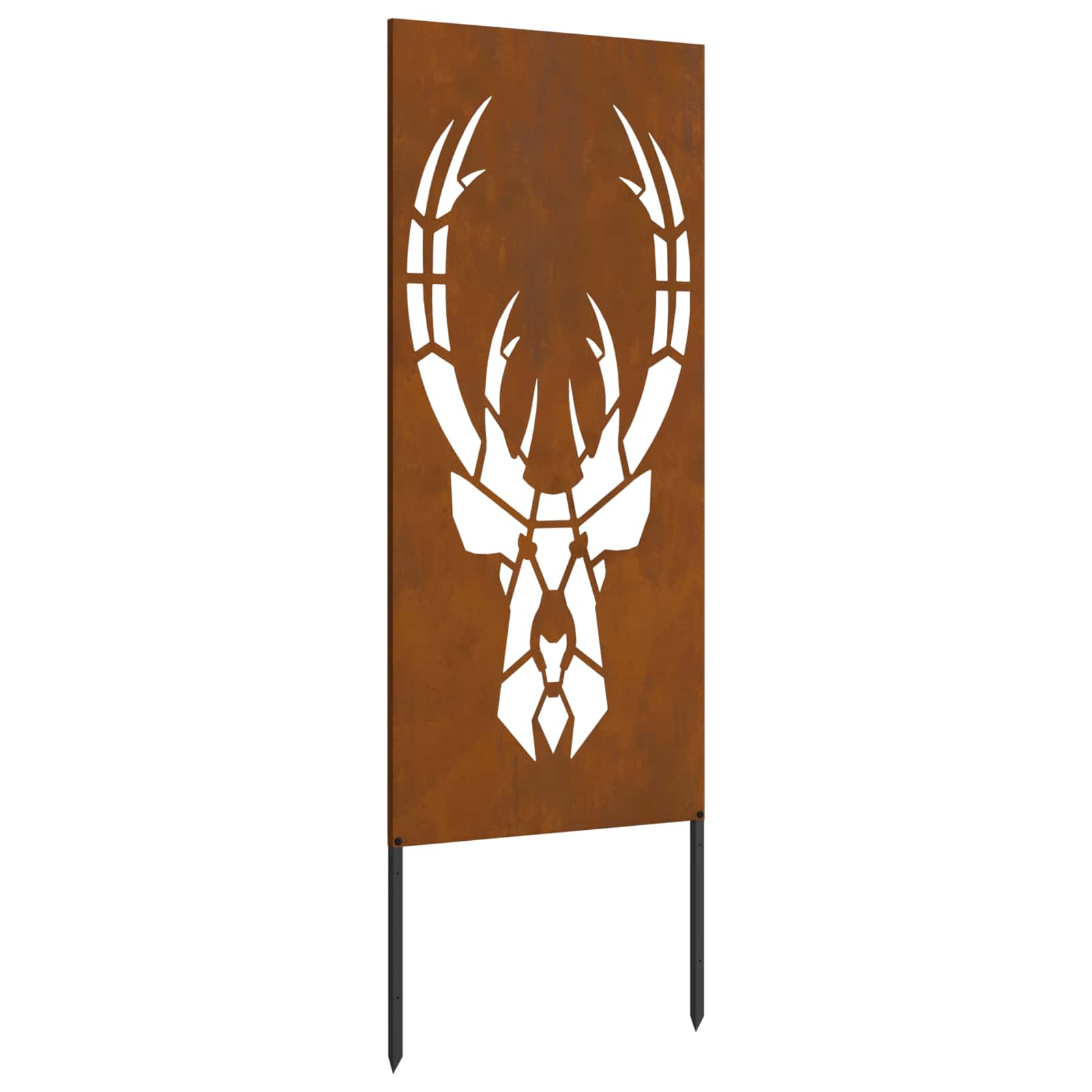 vidaXL Ekran zapewniający prywatność w ogrodzie Rdzawy 50 x 140 cm