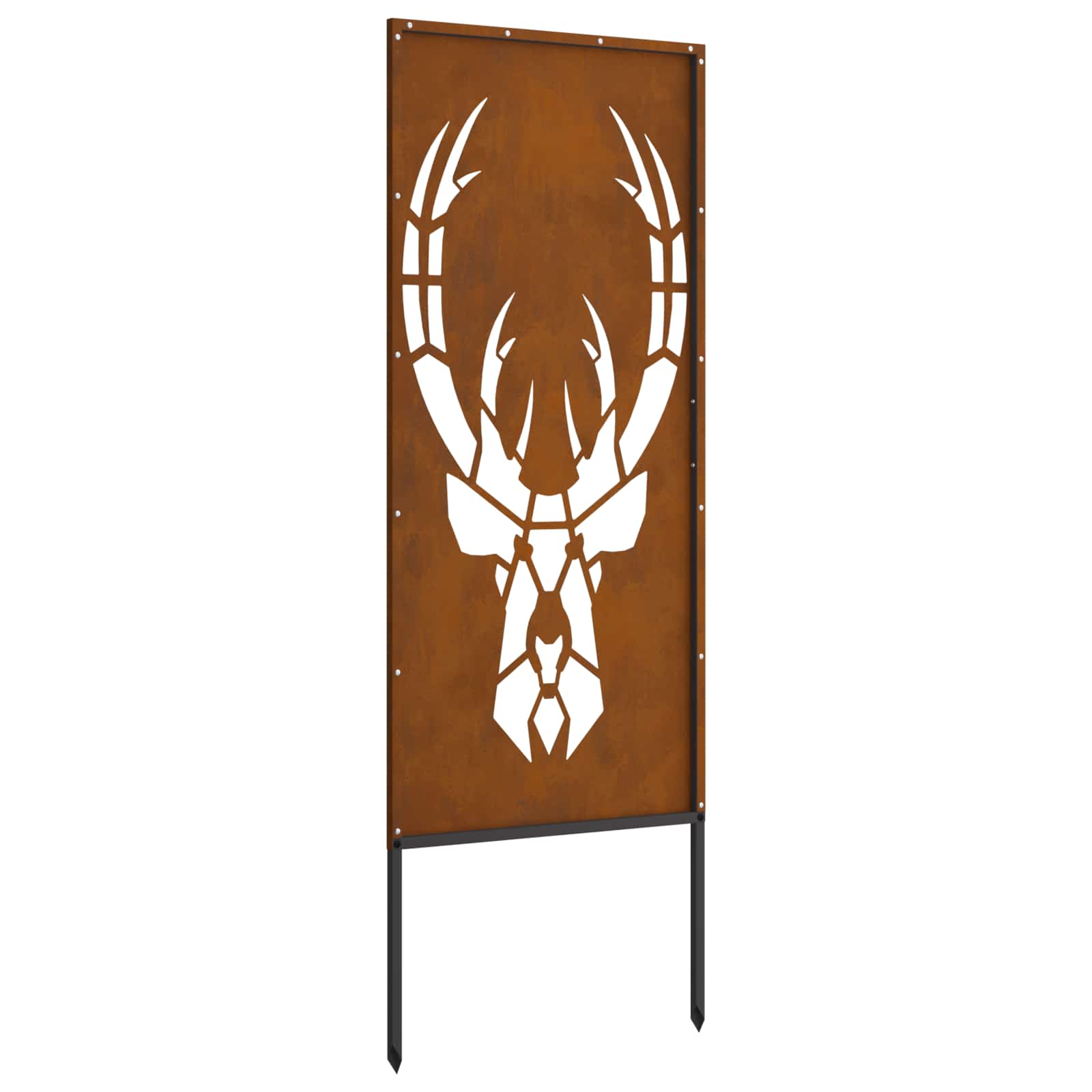 vidaXL Ekran zapewniający prywatność w ogrodzie Rdzawy 50 x 140 cm