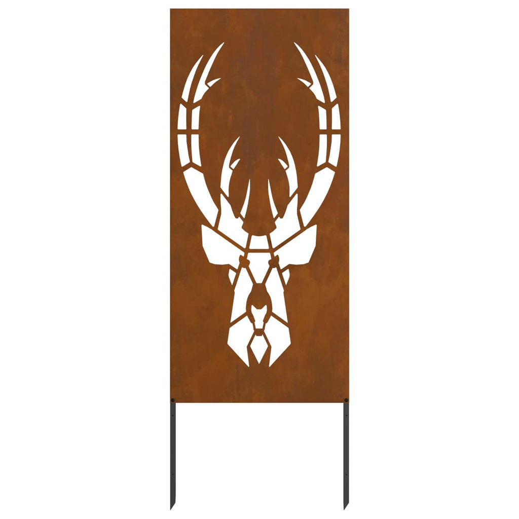 vidaXL Ekran zapewniający prywatność w ogrodzie Rdzawy 50 x 140 cm