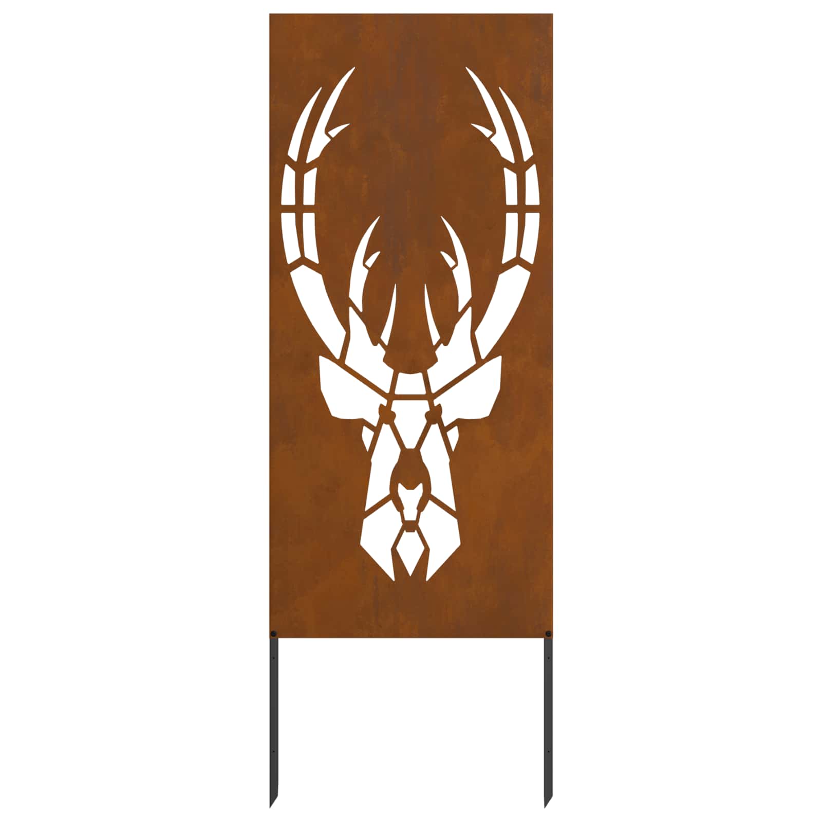 vidaXL Ekran zapewniający prywatność w ogrodzie Rdzawy 50 x 140 cm