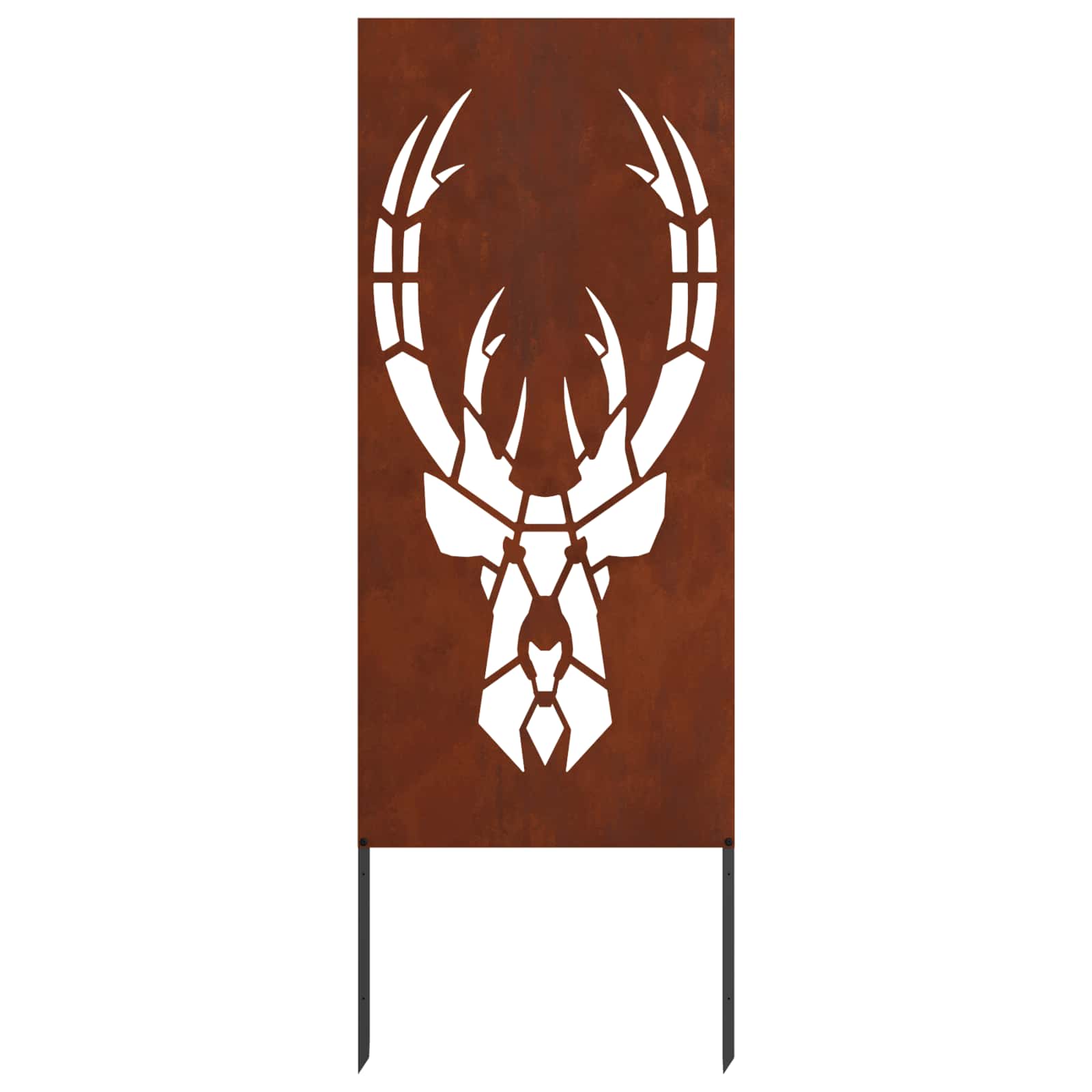 vidaXL Ekran zapewniający prywatność w ogrodzie Rdzawy 50 x 140 cm
