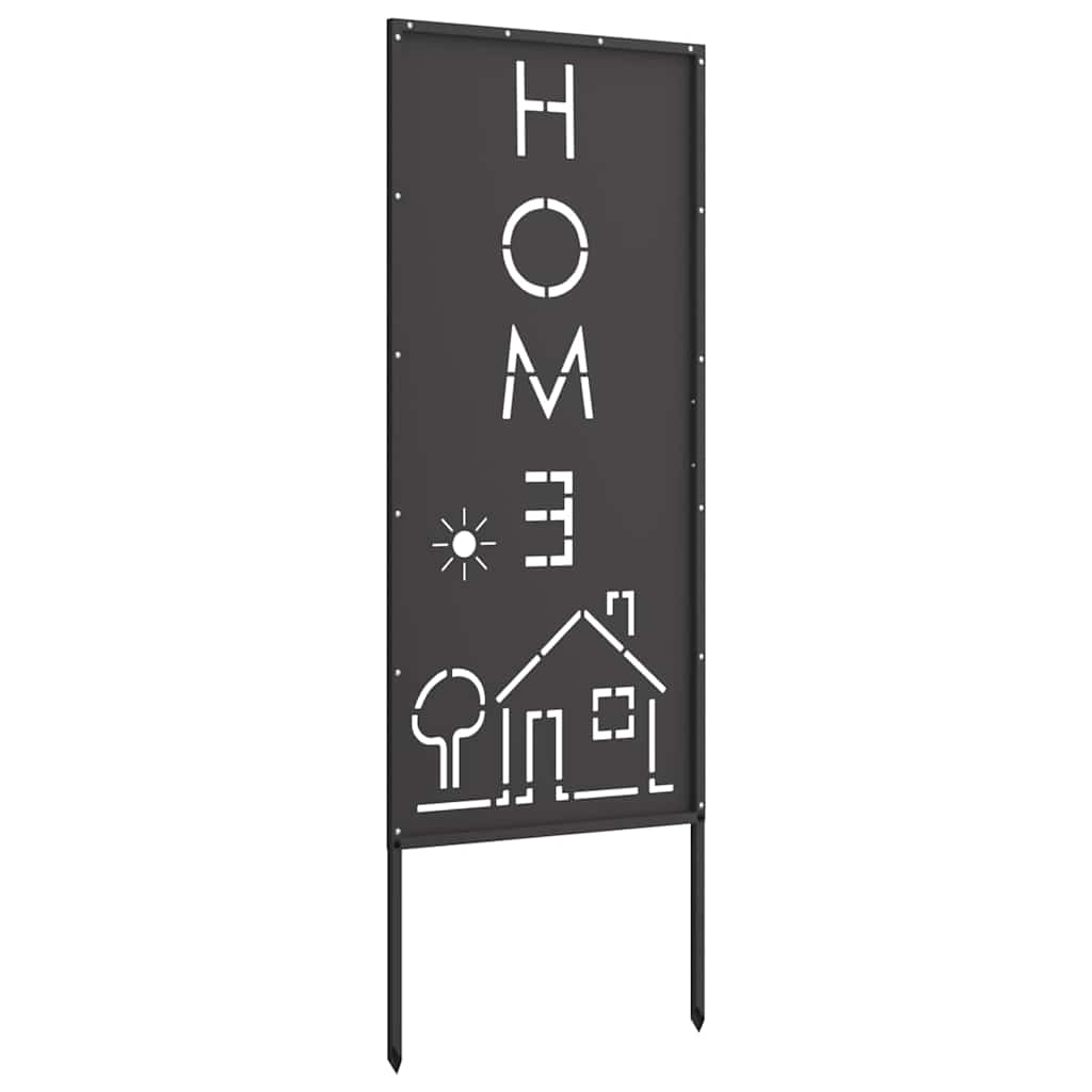 vidaXL Ekran zapewniający prywatność w ogrodzie Czarny 50 x 140 cm
