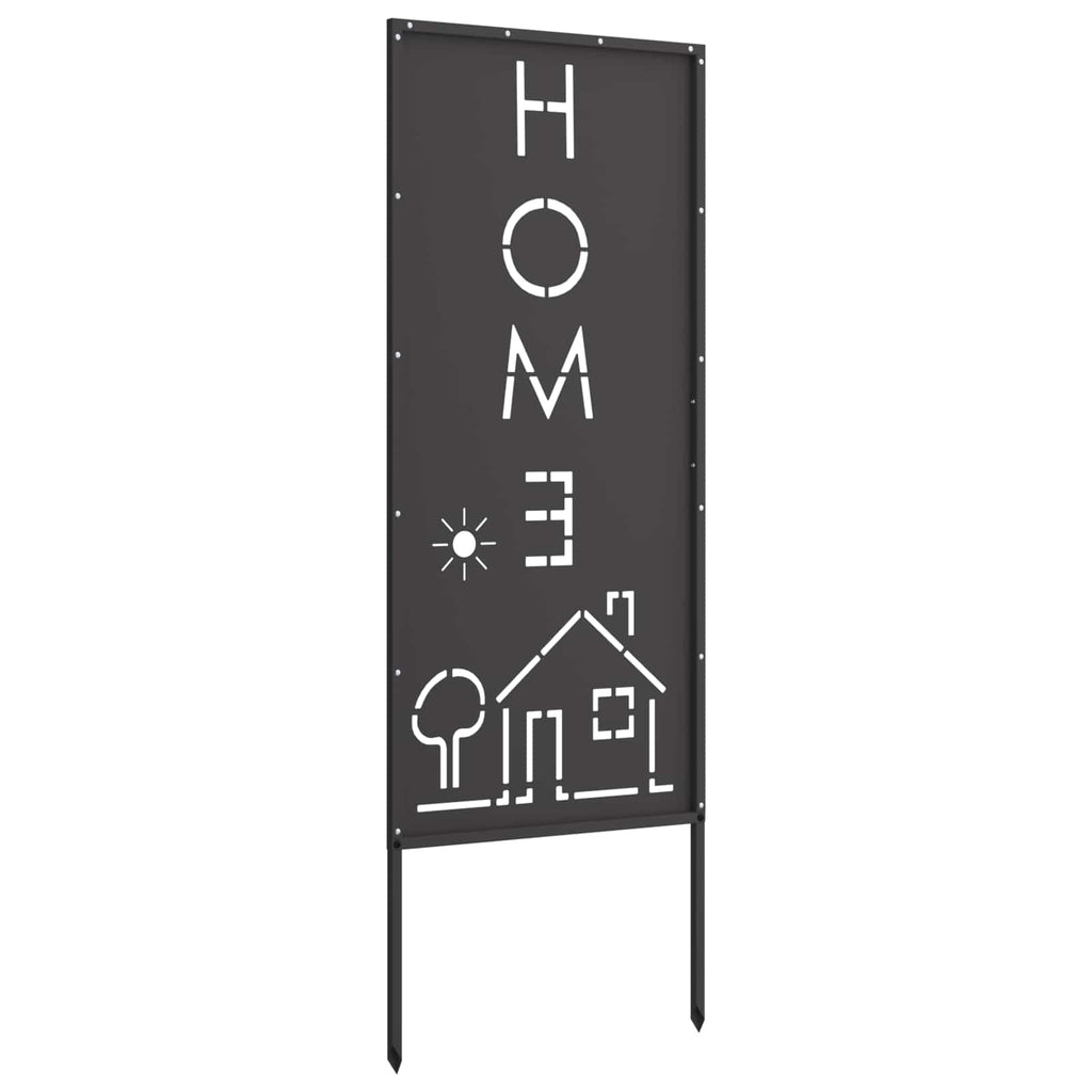 vidaXL Ekran zapewniający prywatność w ogrodzie Czarny 50 x 140 cm