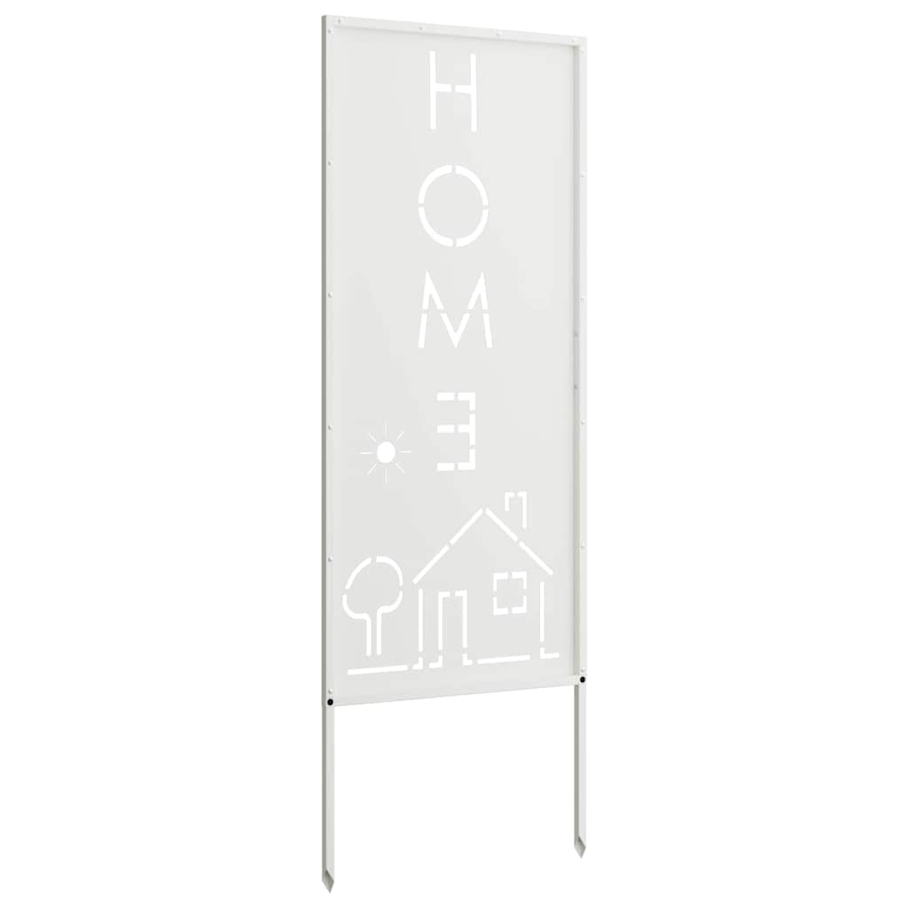 vidaXL Ekran zapewniający prywatność w ogrodzie Biały 50 x 140 cm