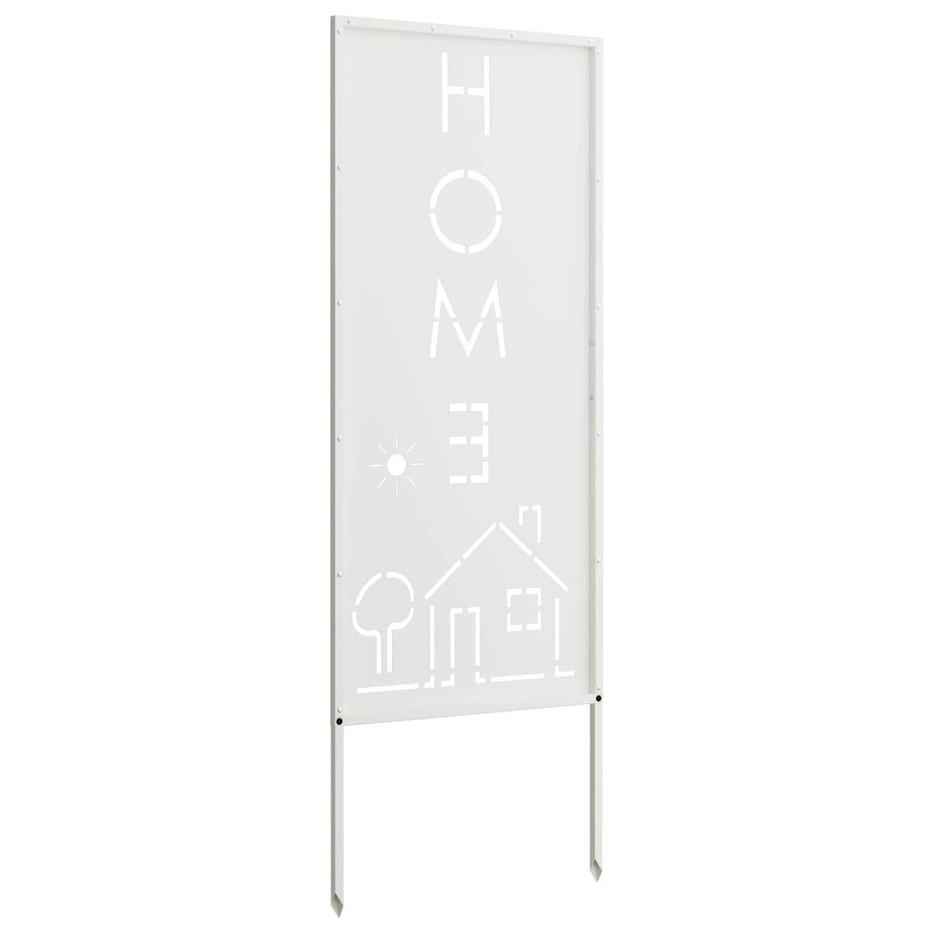 vidaXL Ekran zapewniający prywatność w ogrodzie Biały 50 x 140 cm