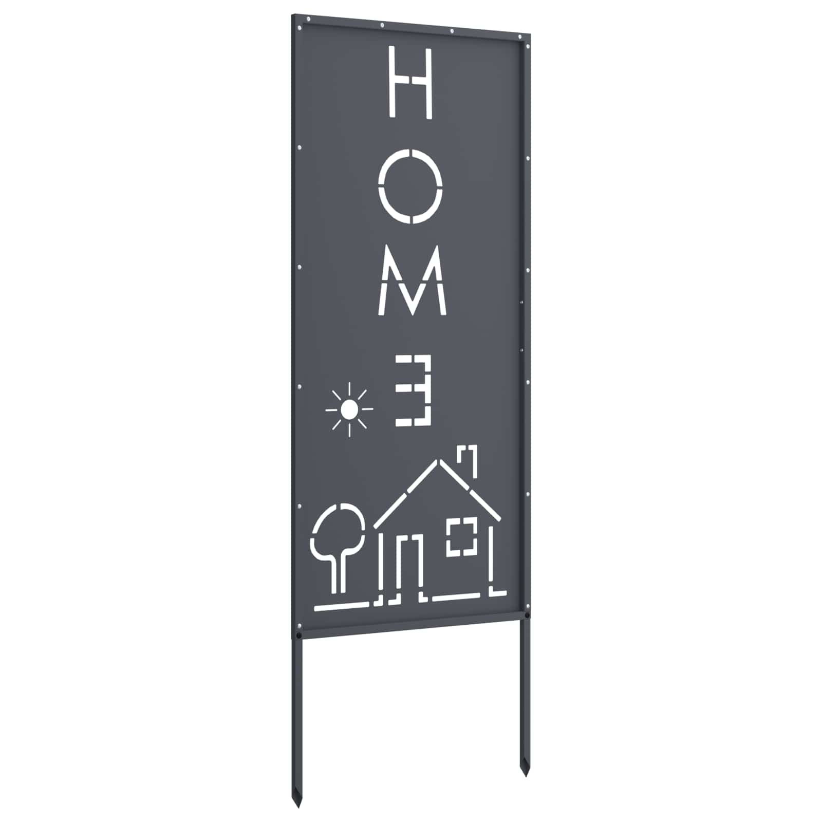 vidaXL Ekran zapewniający prywatność w ogrodzie Antracyt 50 x 140 cm