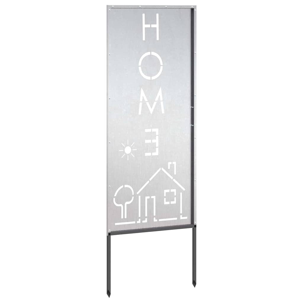 vidaXL Ekran zapewniający prywatność w ogrodzie Srebrny 50 x 140 cm