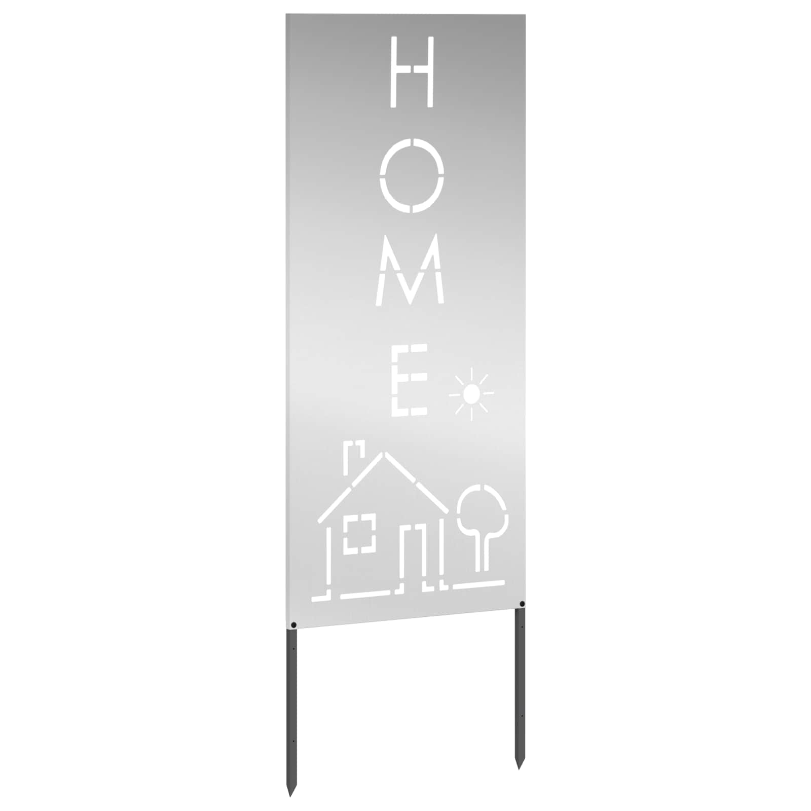 vidaXL Ekran zapewniający prywatność w ogrodzie Srebrny 50 x 140 cm