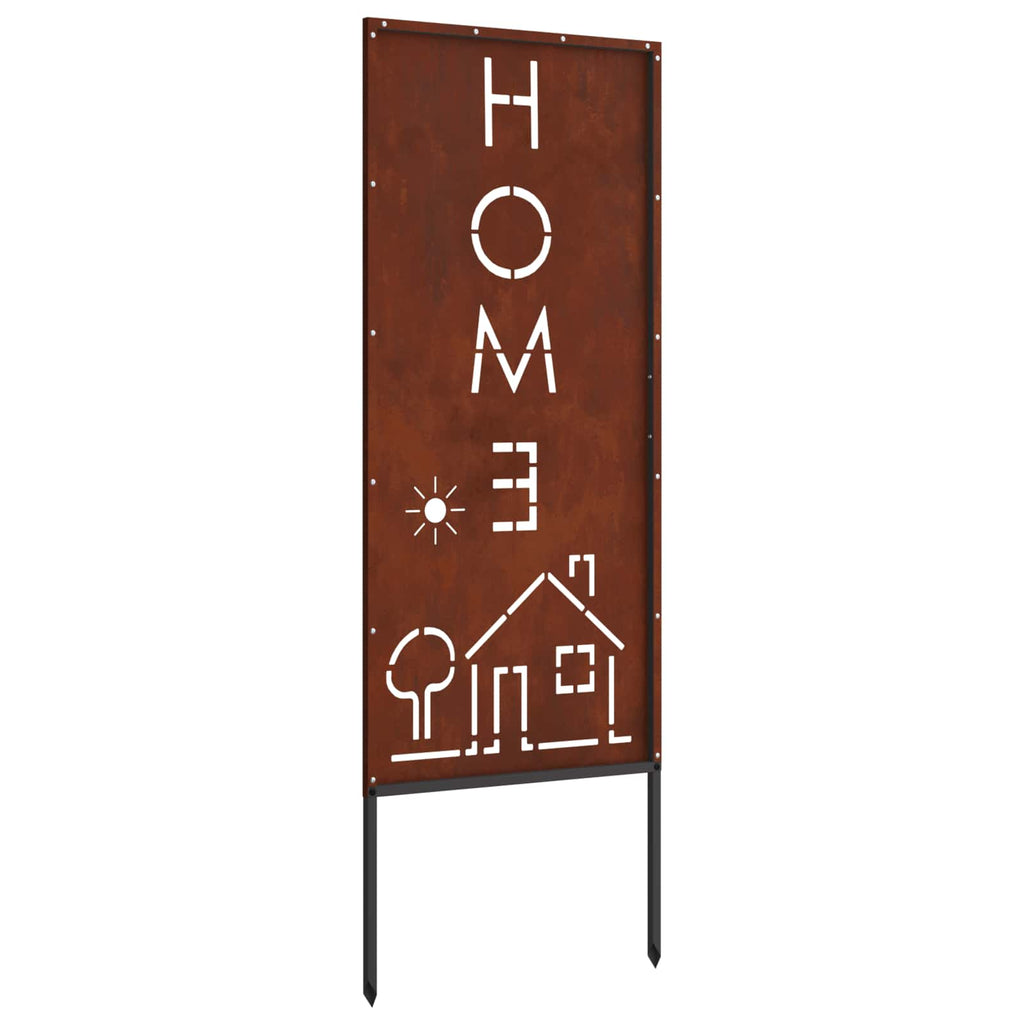 vidaXL Ekran zapewniający prywatność w ogrodzie Rdzawy 50 x 140 cm