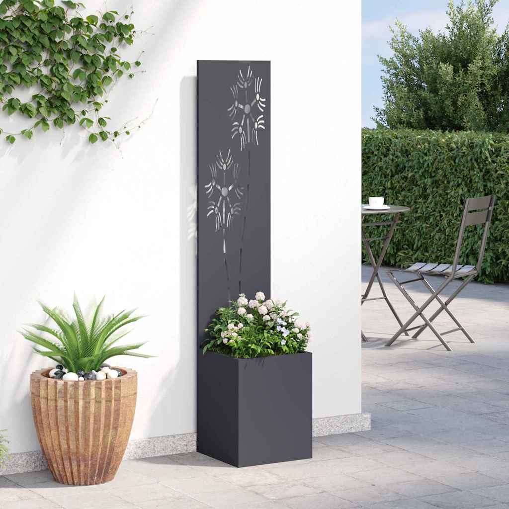 vidaXL Ekran zapewniający prywatność w ogrodzie Antracyt 32 x 150 cm