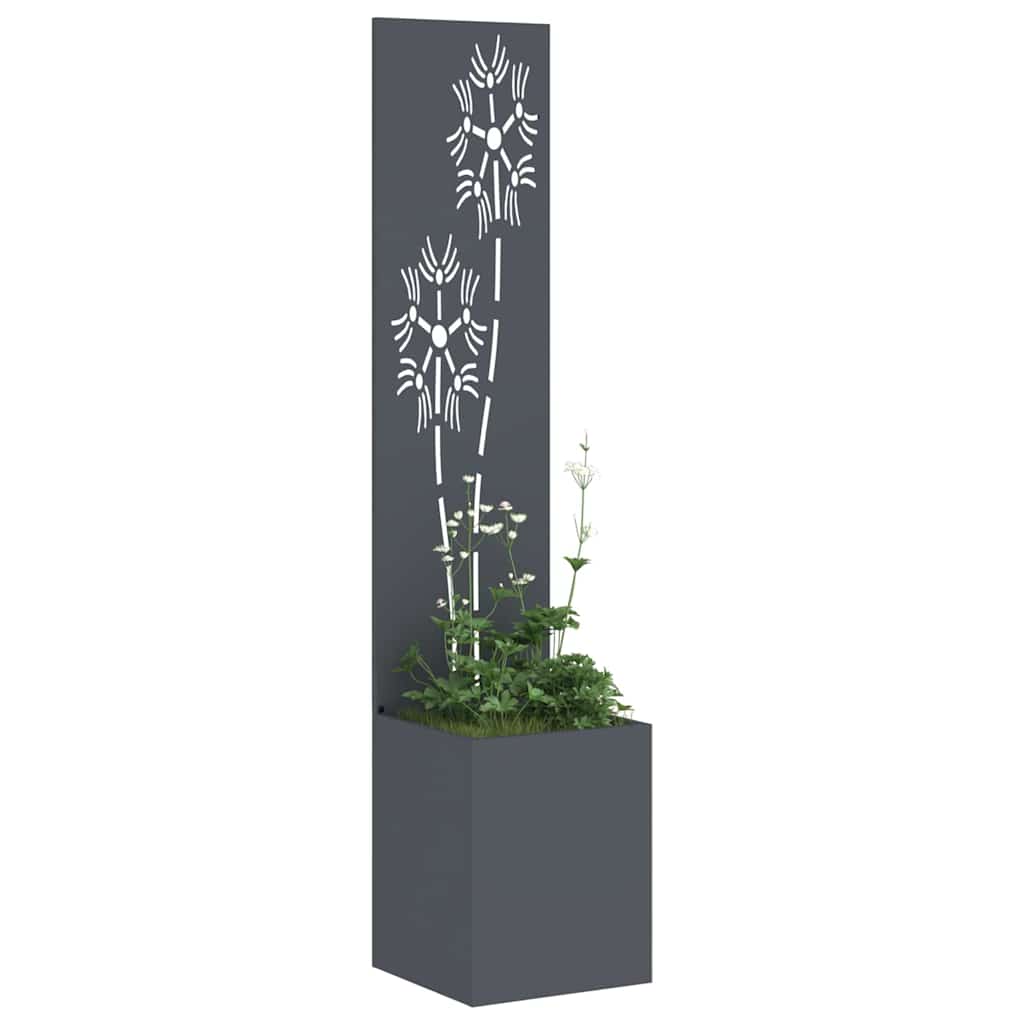 vidaXL Ekran zapewniający prywatność w ogrodzie Antracyt 32 x 150 cm