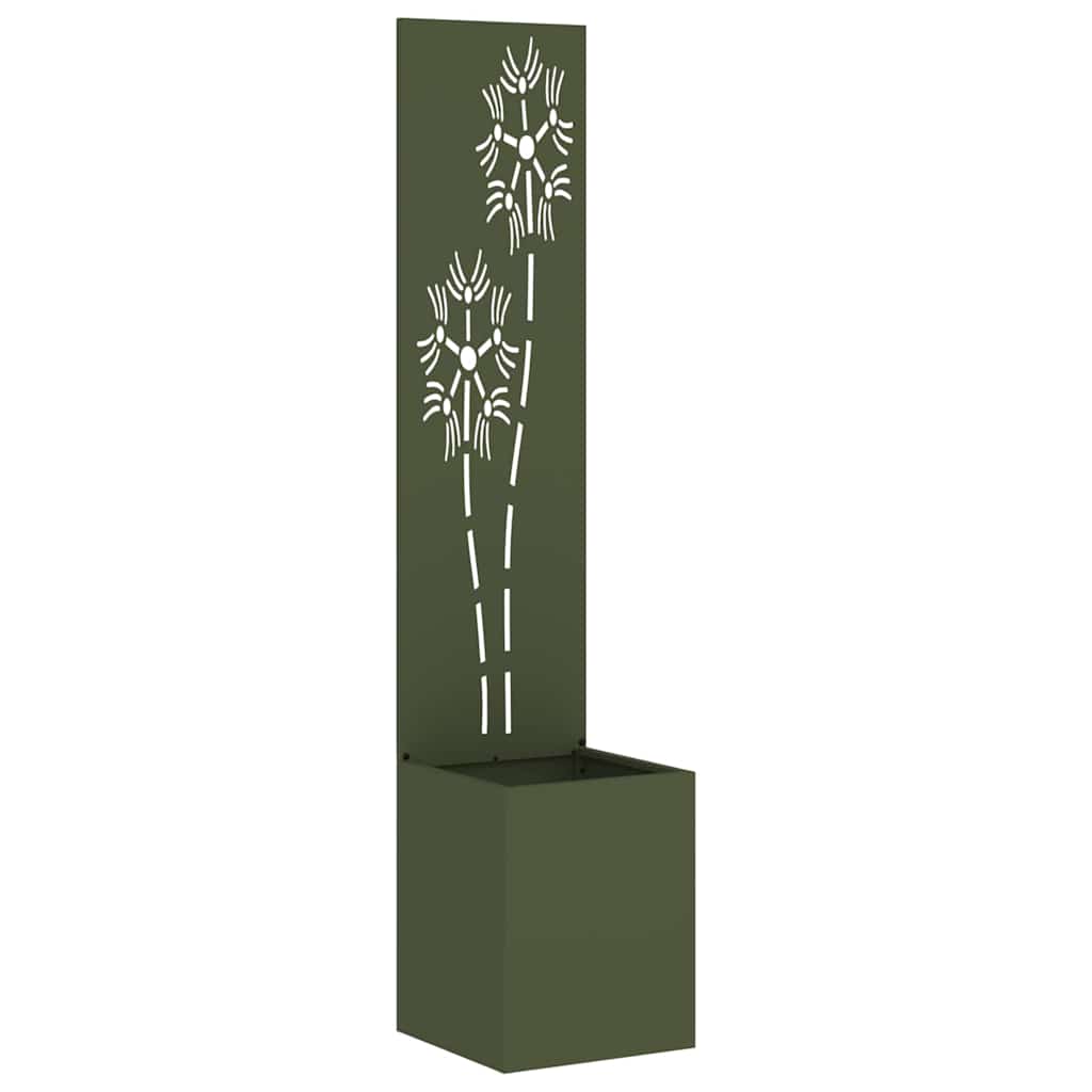 vidaXL Ekran zapewniający prywatność w ogrodzie oliwkowy 32 x 150 cm