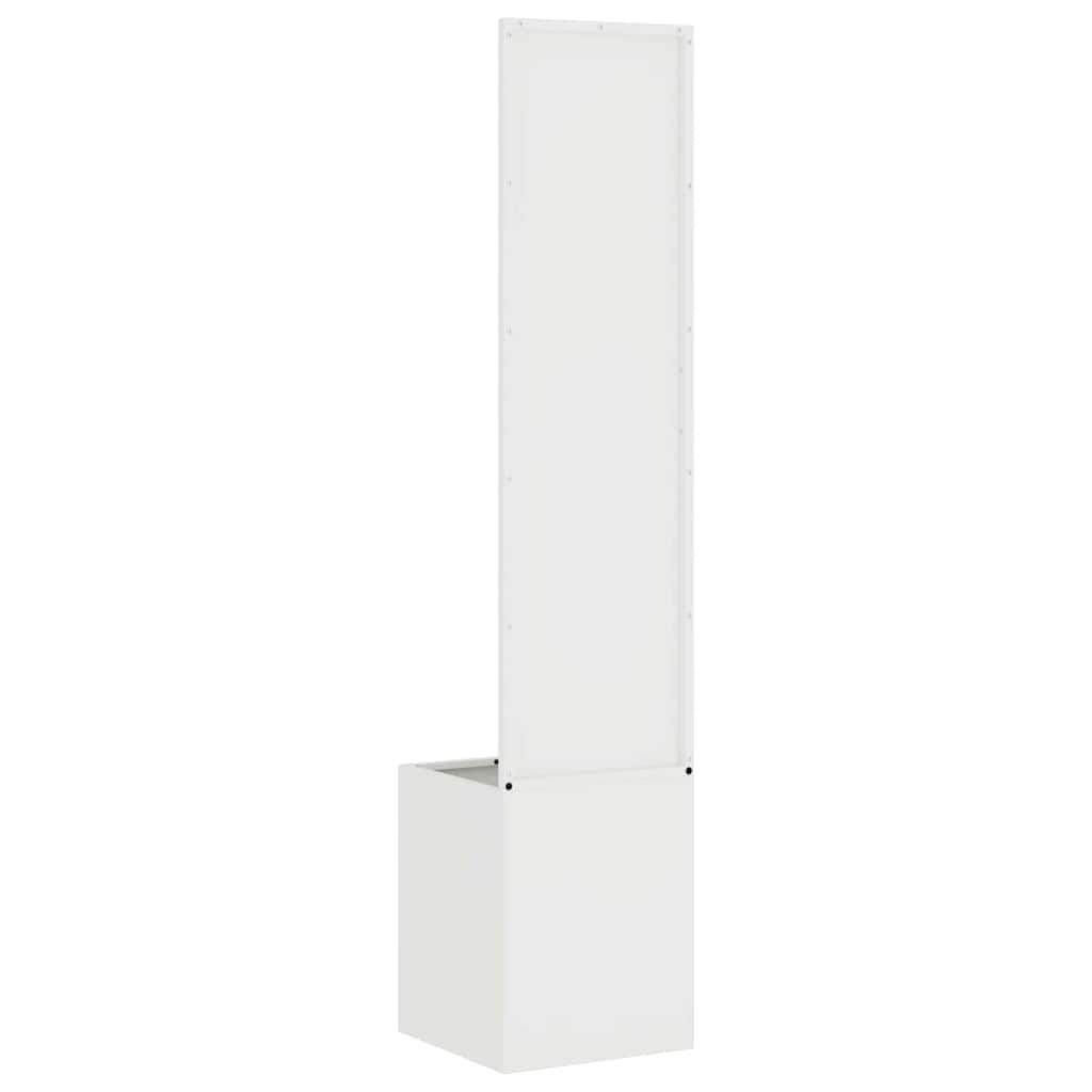 vidaXL Ekran zapewniający prywatność w ogrodzie Biały 32 x 150 cm