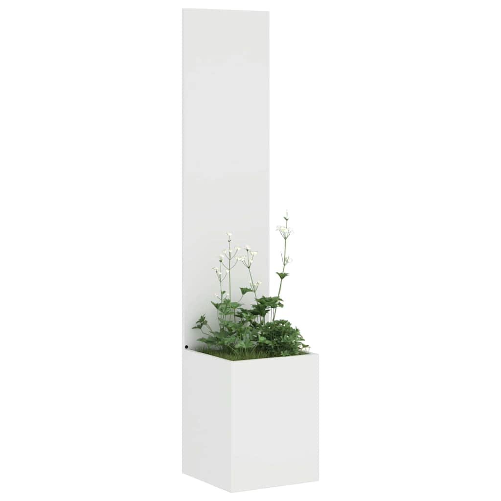 vidaXL Ekran zapewniający prywatność w ogrodzie Biały 32 x 150 cm