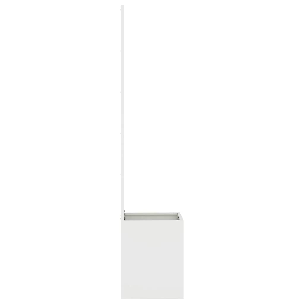 vidaXL Ekran zapewniający prywatność w ogrodzie Biały 32 x 150 cm