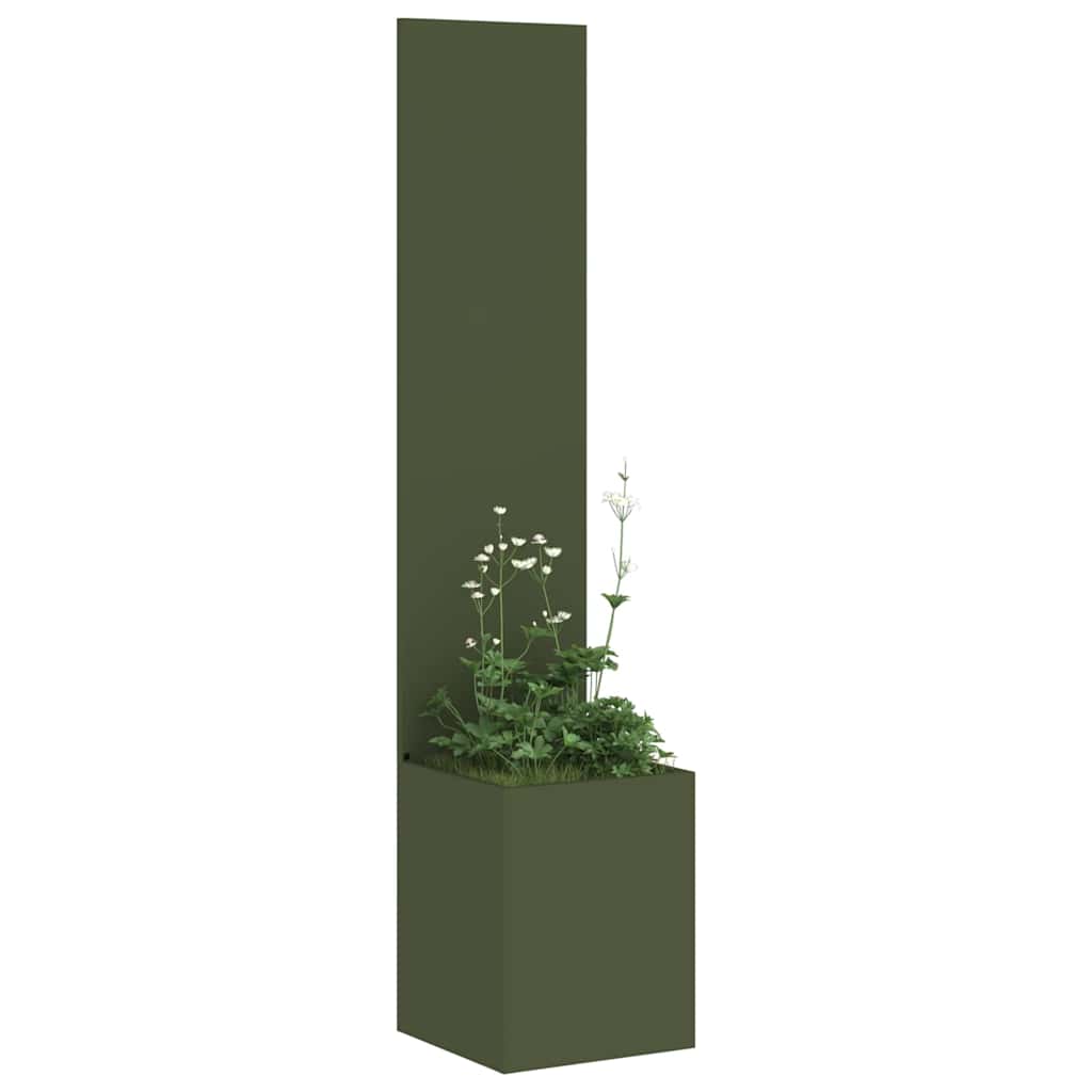 vidaXL Ekran zapewniający prywatność w ogrodzie oliwkowy 32 x 150 cm