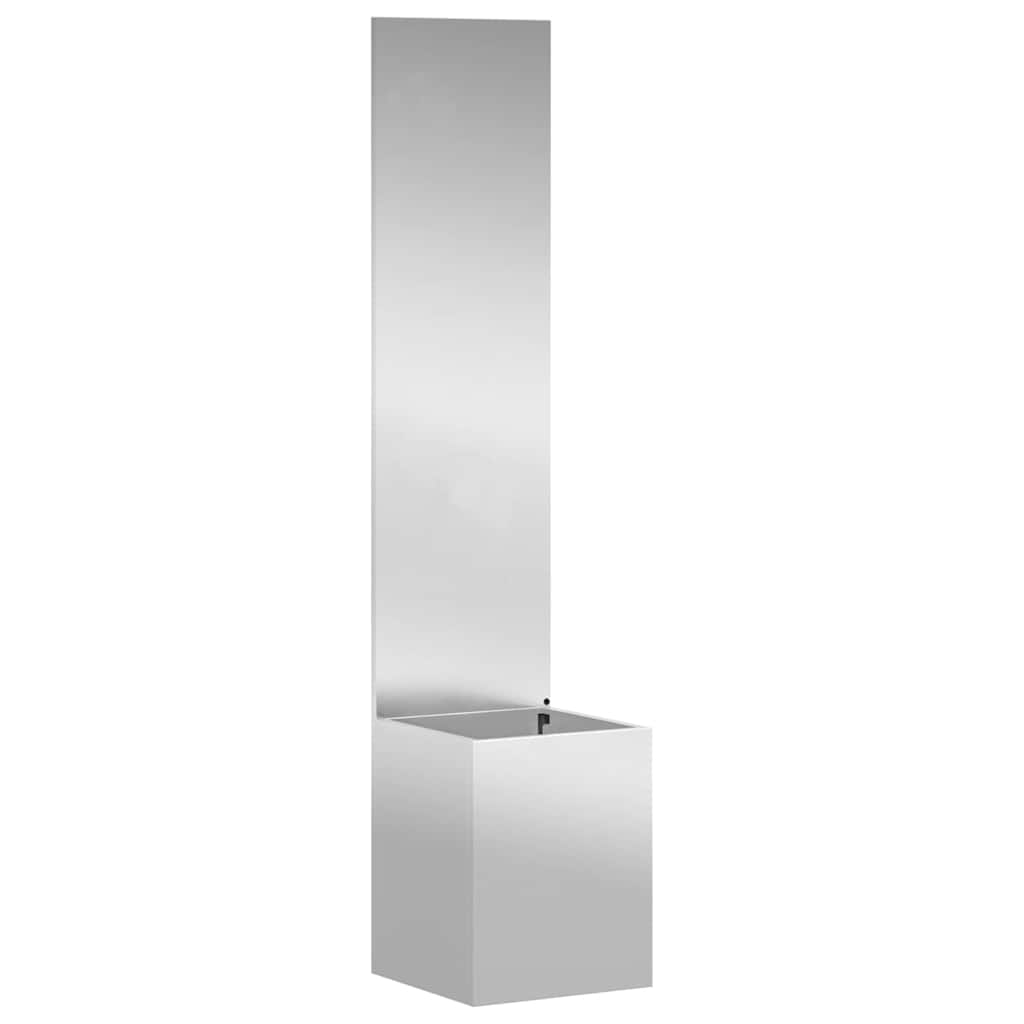vidaXL Ekran zapewniający prywatność w ogrodzie Srebrny 32 x 150 cm