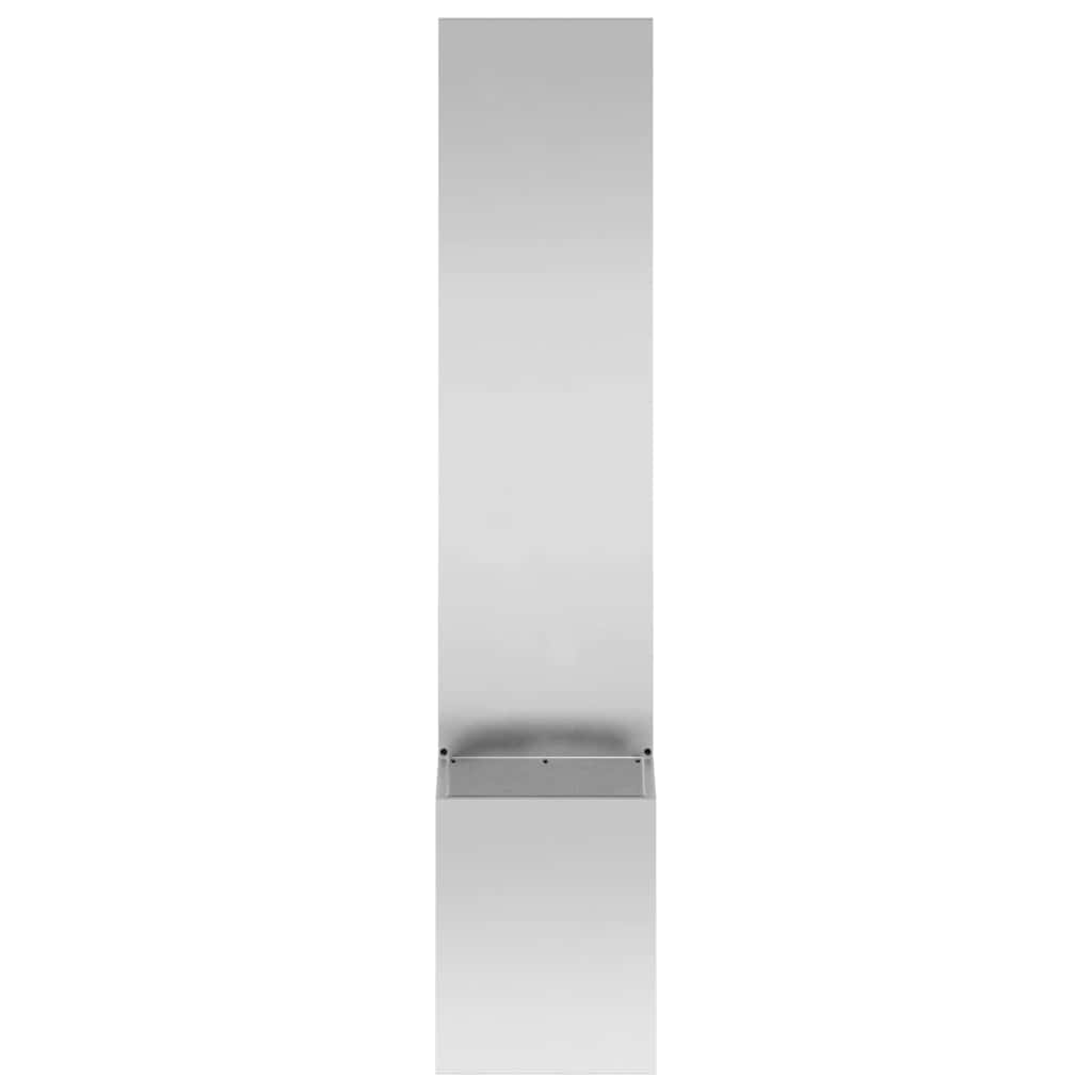 vidaXL Ekran zapewniający prywatność w ogrodzie Srebrny 32 x 150 cm