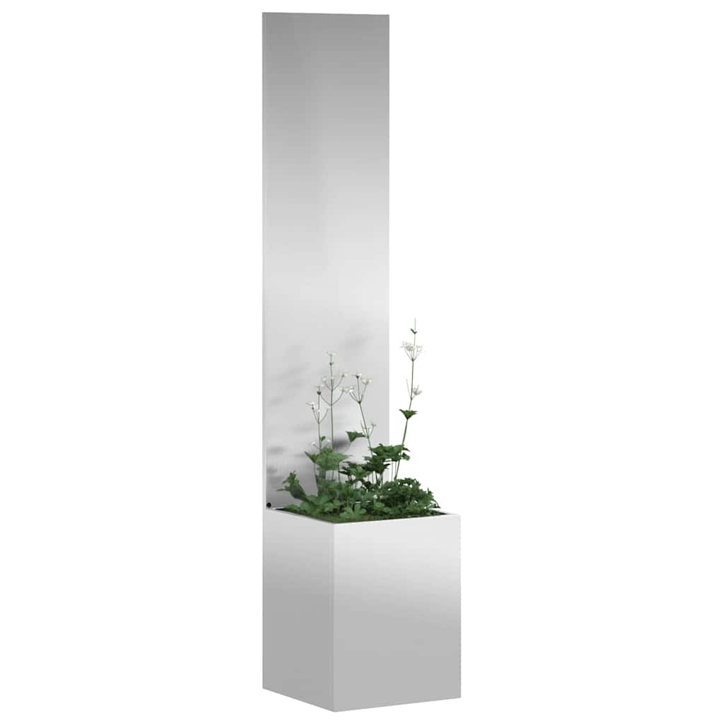 vidaXL Ekran zapewniający prywatność w ogrodzie Srebrny 32 x 150 cm