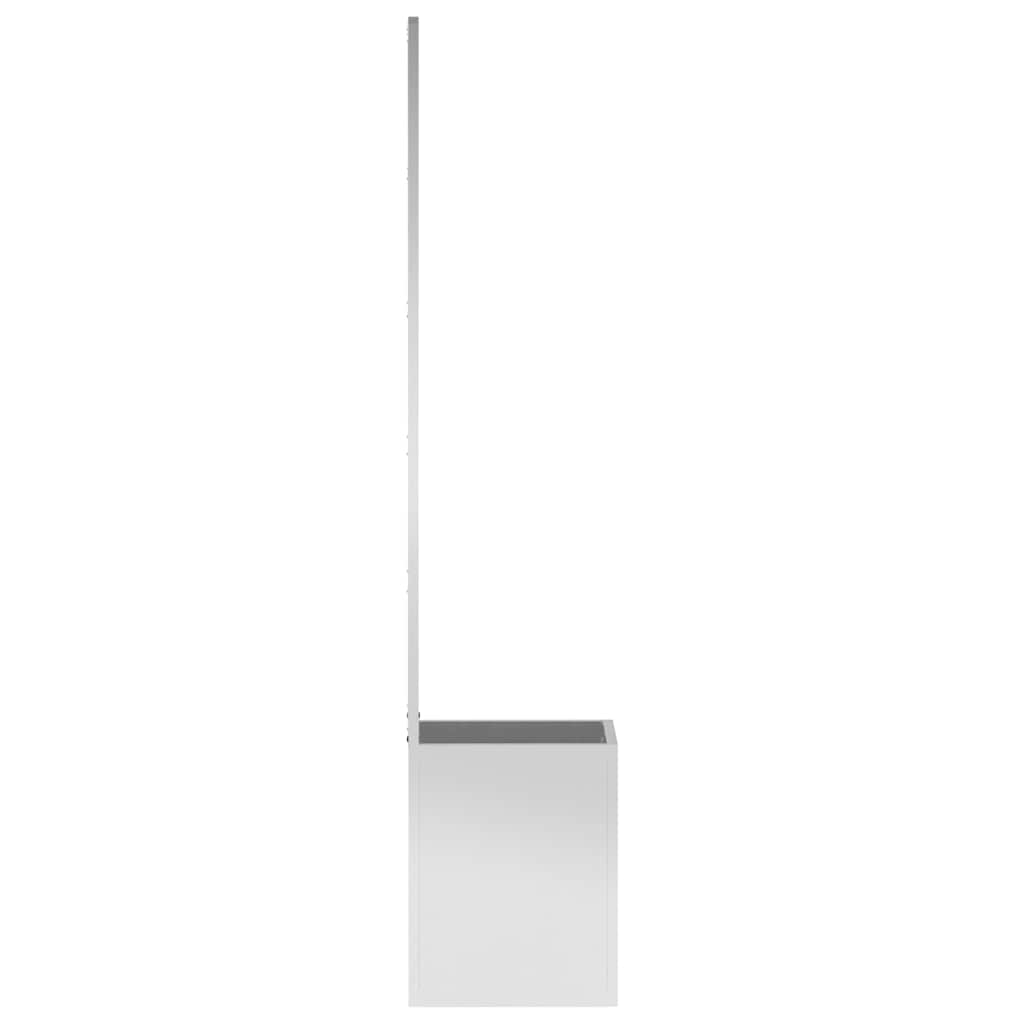 vidaXL Ekran zapewniający prywatność w ogrodzie Srebrny 32 x 150 cm
