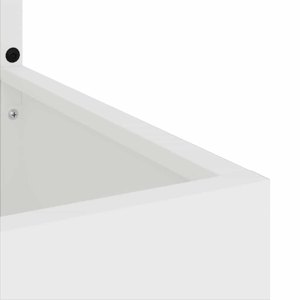 vidaXL Ekran zapewniający prywatność w ogrodzie Biały 32 x 150 cm