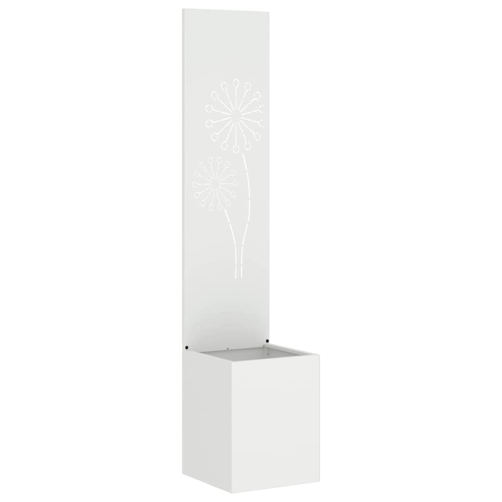 vidaXL Ekran zapewniający prywatność w ogrodzie Biały 32 x 150 cm