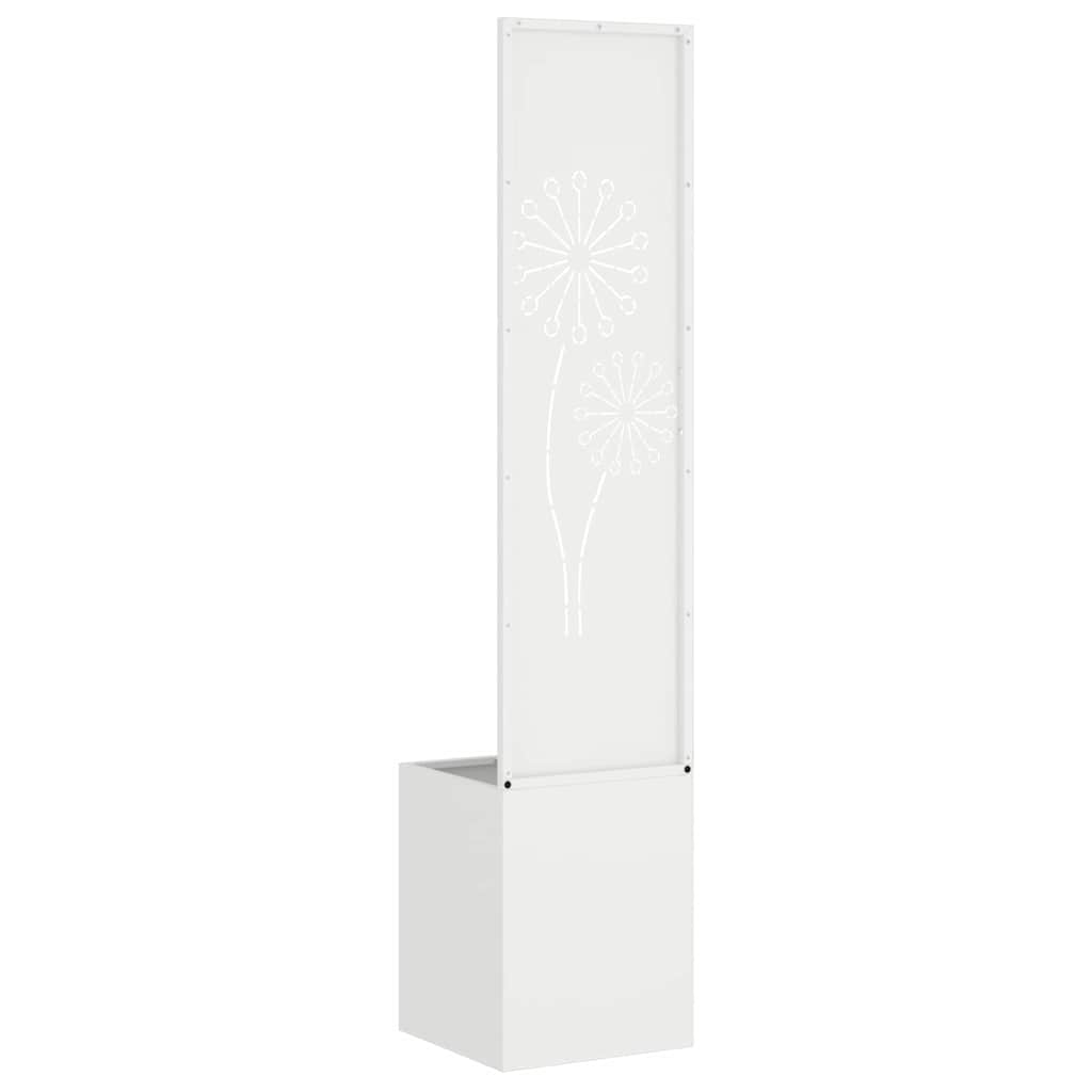 vidaXL Ekran zapewniający prywatność w ogrodzie Biały 32 x 150 cm