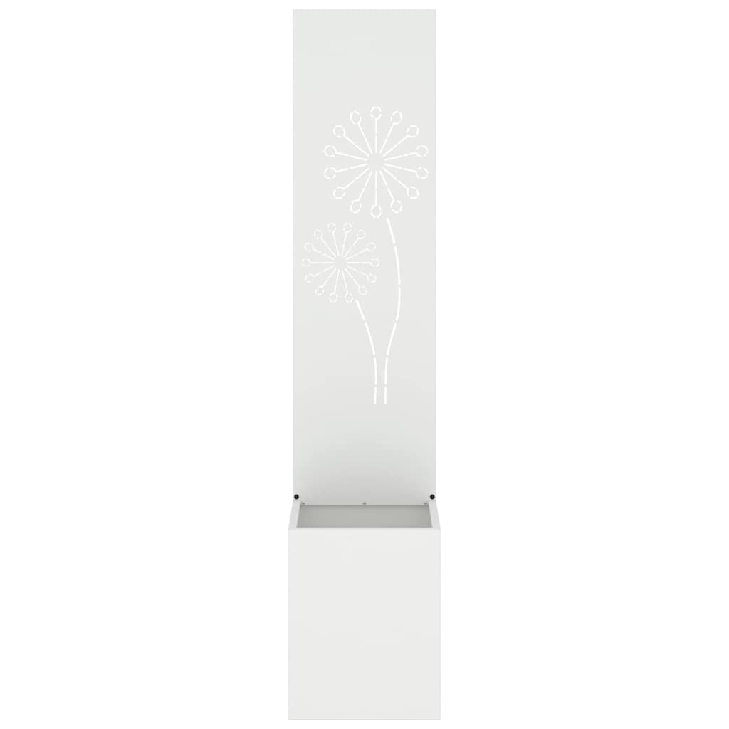 vidaXL Ekran zapewniający prywatność w ogrodzie Biały 32 x 150 cm