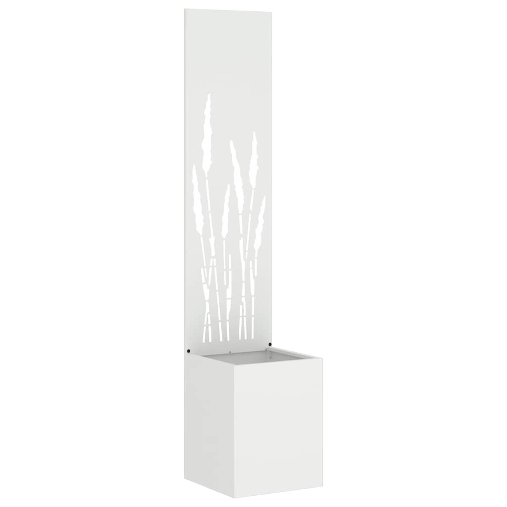 vidaXL Ekran zapewniający prywatność w ogrodzie Biały 32 x 150 cm