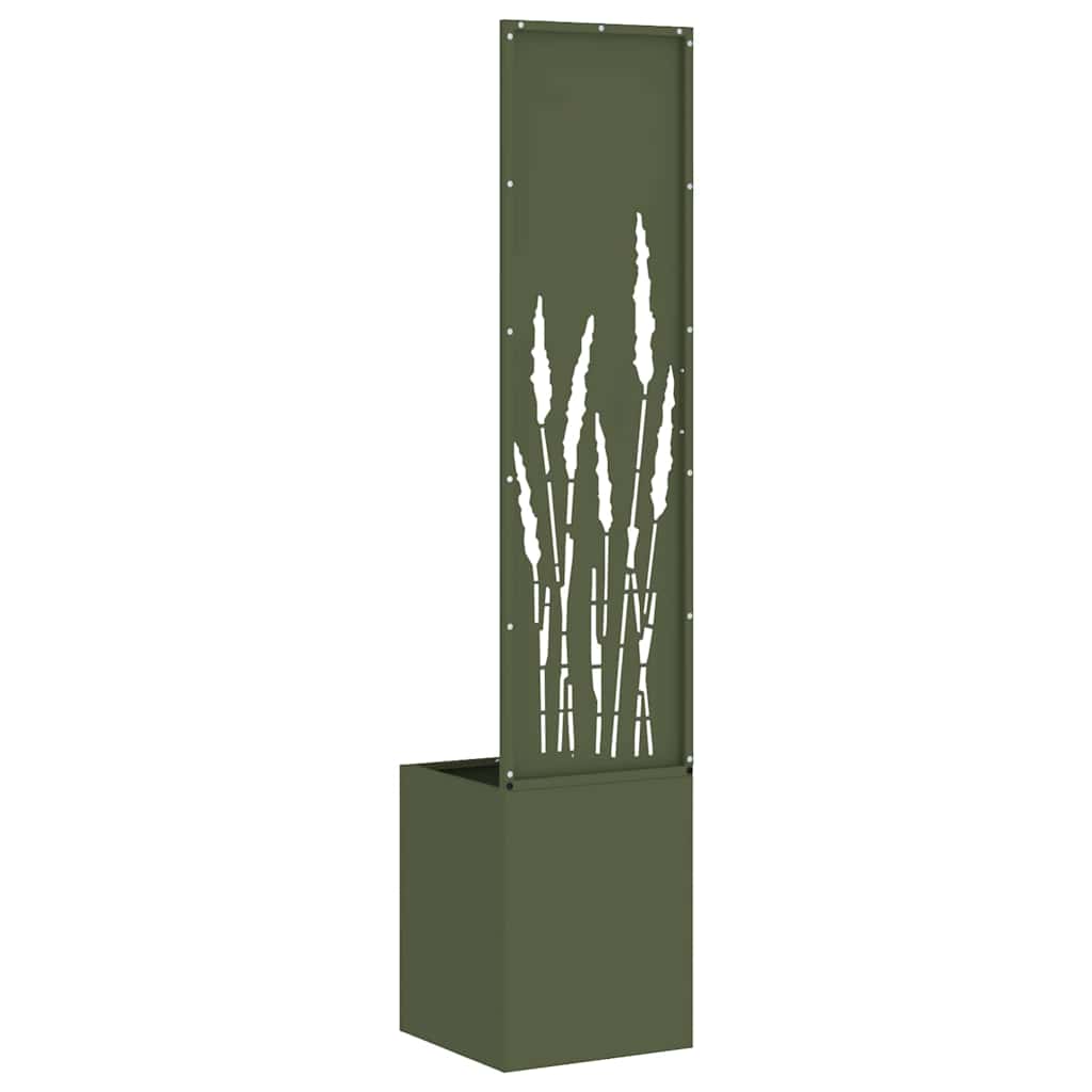 vidaXL Ekran zapewniający prywatność w ogrodzie oliwkowy 32 x 150 cm