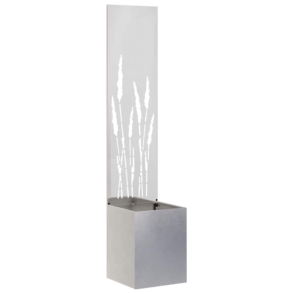vidaXL Ekran zapewniający prywatność w ogrodzie Srebrny 32 x 150 cm