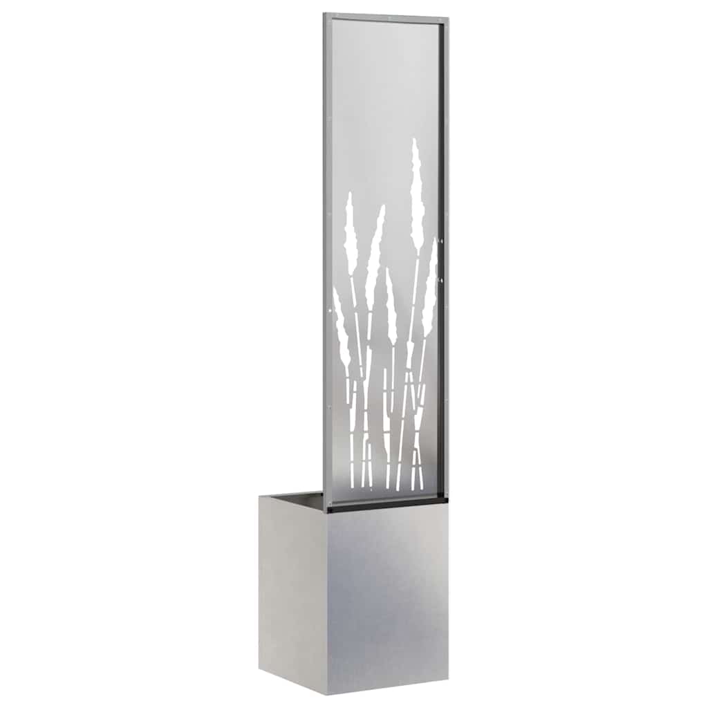 vidaXL Ekran zapewniający prywatność w ogrodzie Srebrny 32 x 150 cm