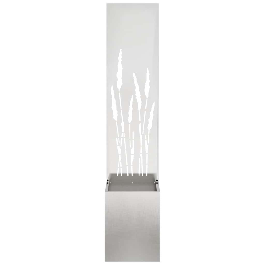 vidaXL Ekran zapewniający prywatność w ogrodzie Srebrny 32 x 150 cm