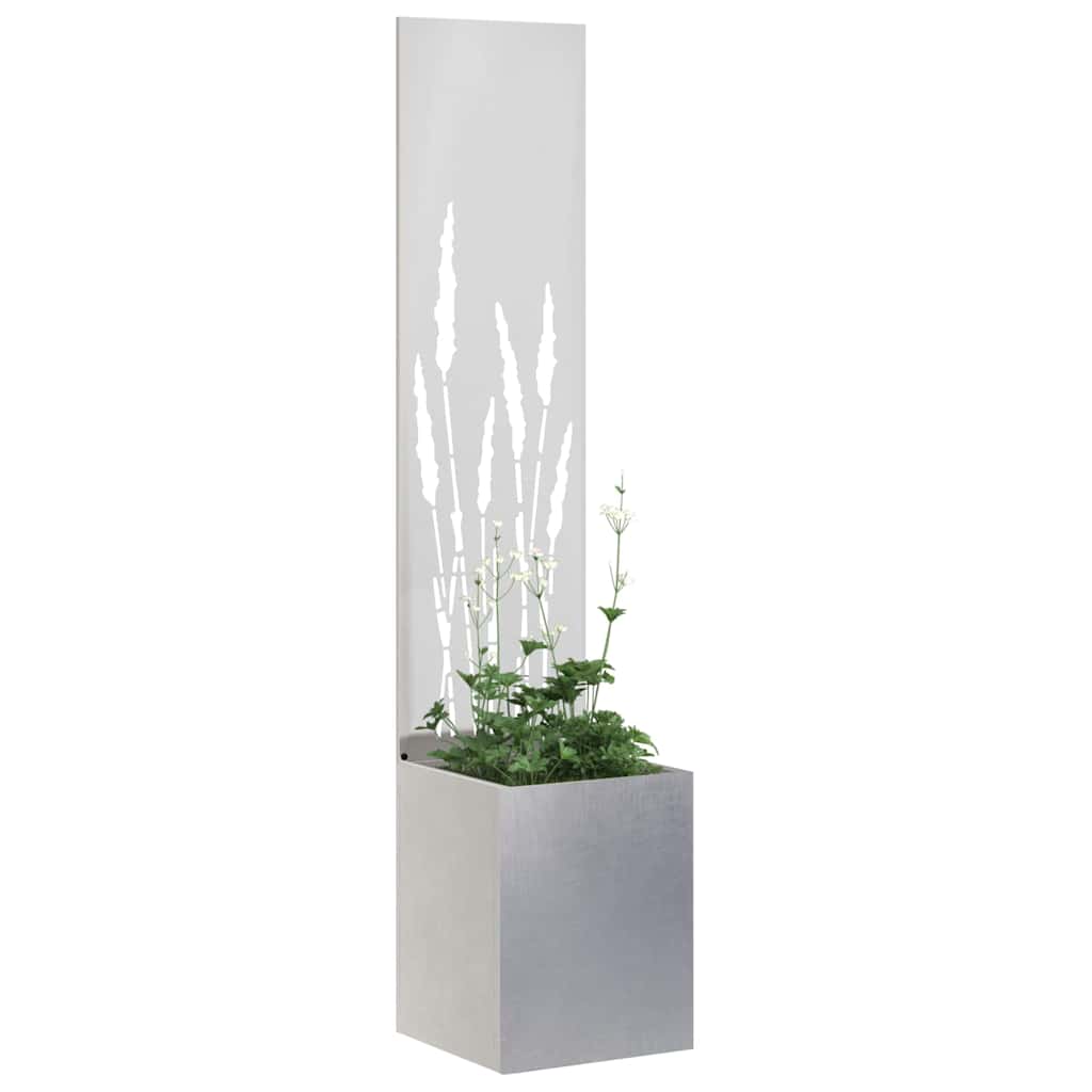 vidaXL Ekran zapewniający prywatność w ogrodzie Srebrny 32 x 150 cm