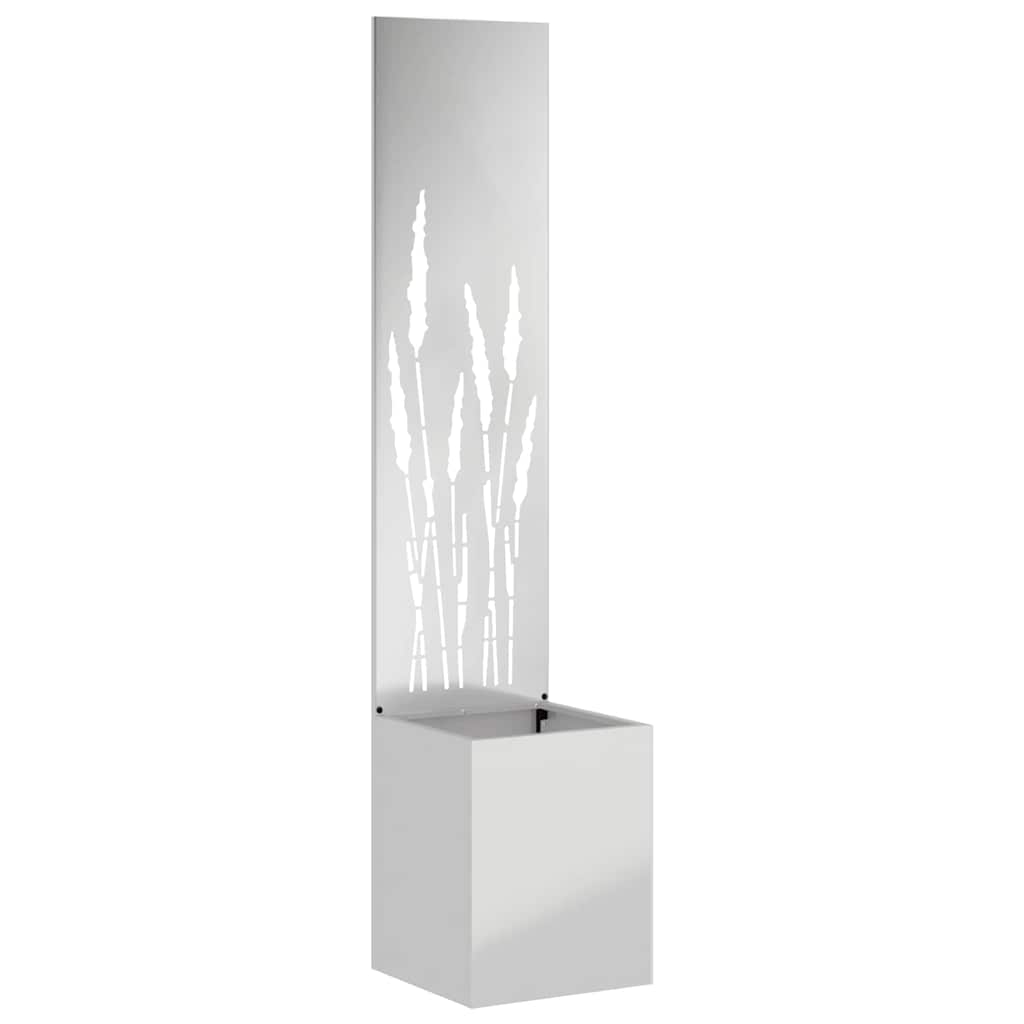 vidaXL Ekran zapewniający prywatność w ogrodzie Srebrny 32 x 150 cm